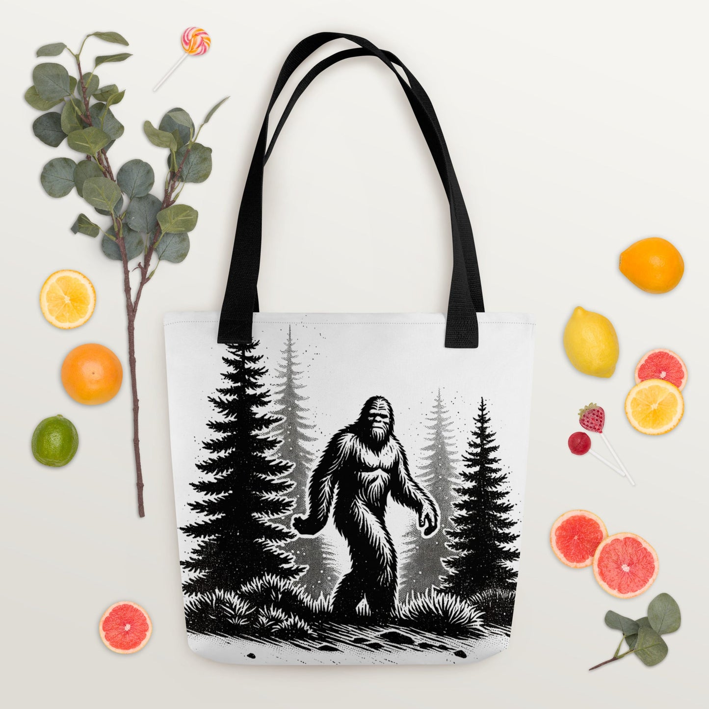 Bigfoot Forest II Tote Bag - Tote Bags - Discovery Co.