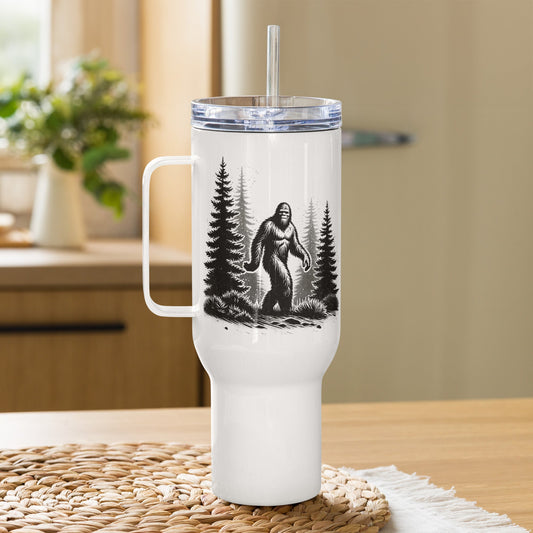 Bigfoot Forest II Travel Mug With Handle (25 oz and 40 oz) - Travel Mug - Discovery Co.