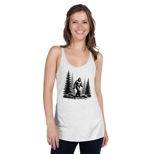 Bigfoot Forest II Women's Racerback Tank - Women's Shirts - Discovery Co.