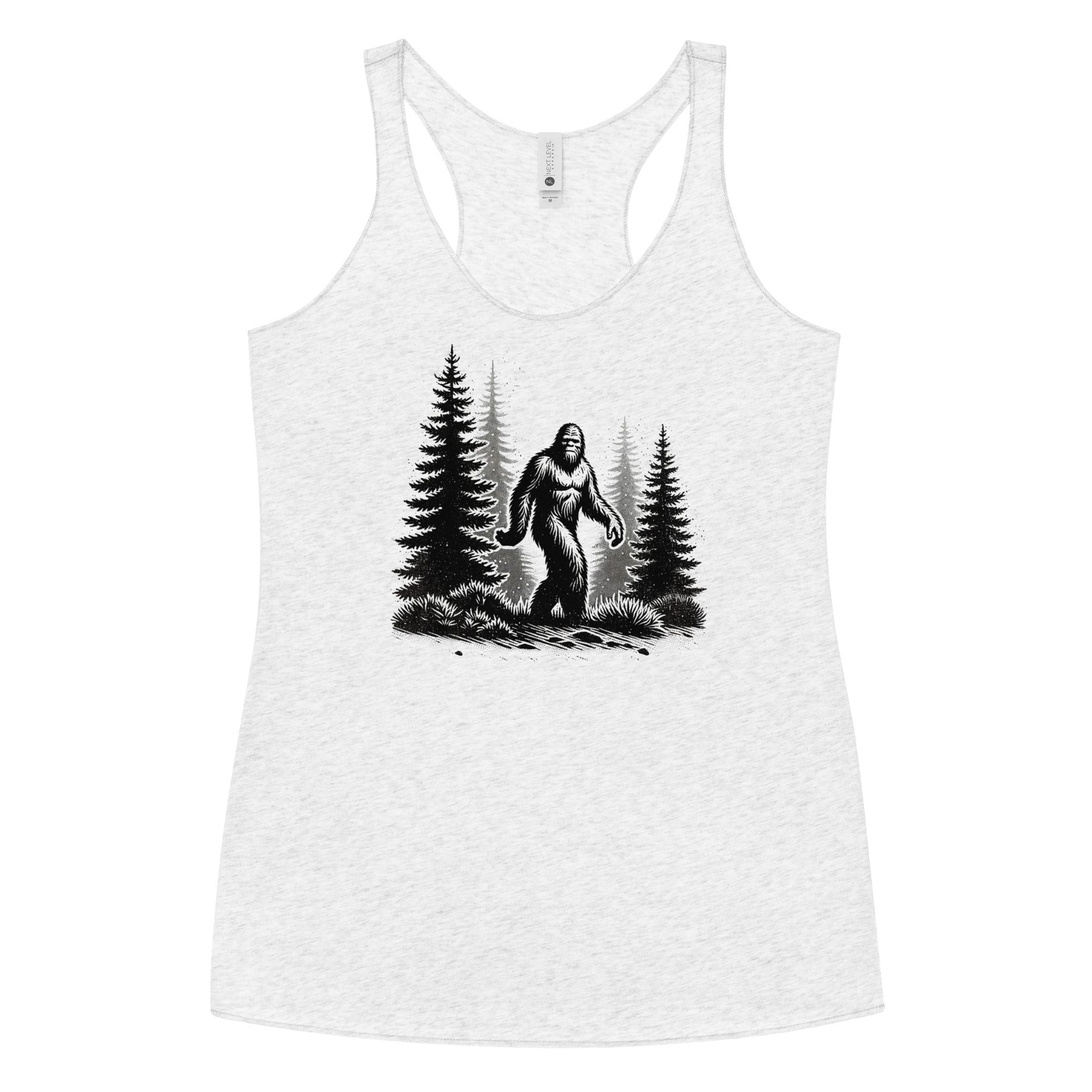 Bigfoot Forest II Women's Racerback Tank - Women's Shirts - Discovery Co.