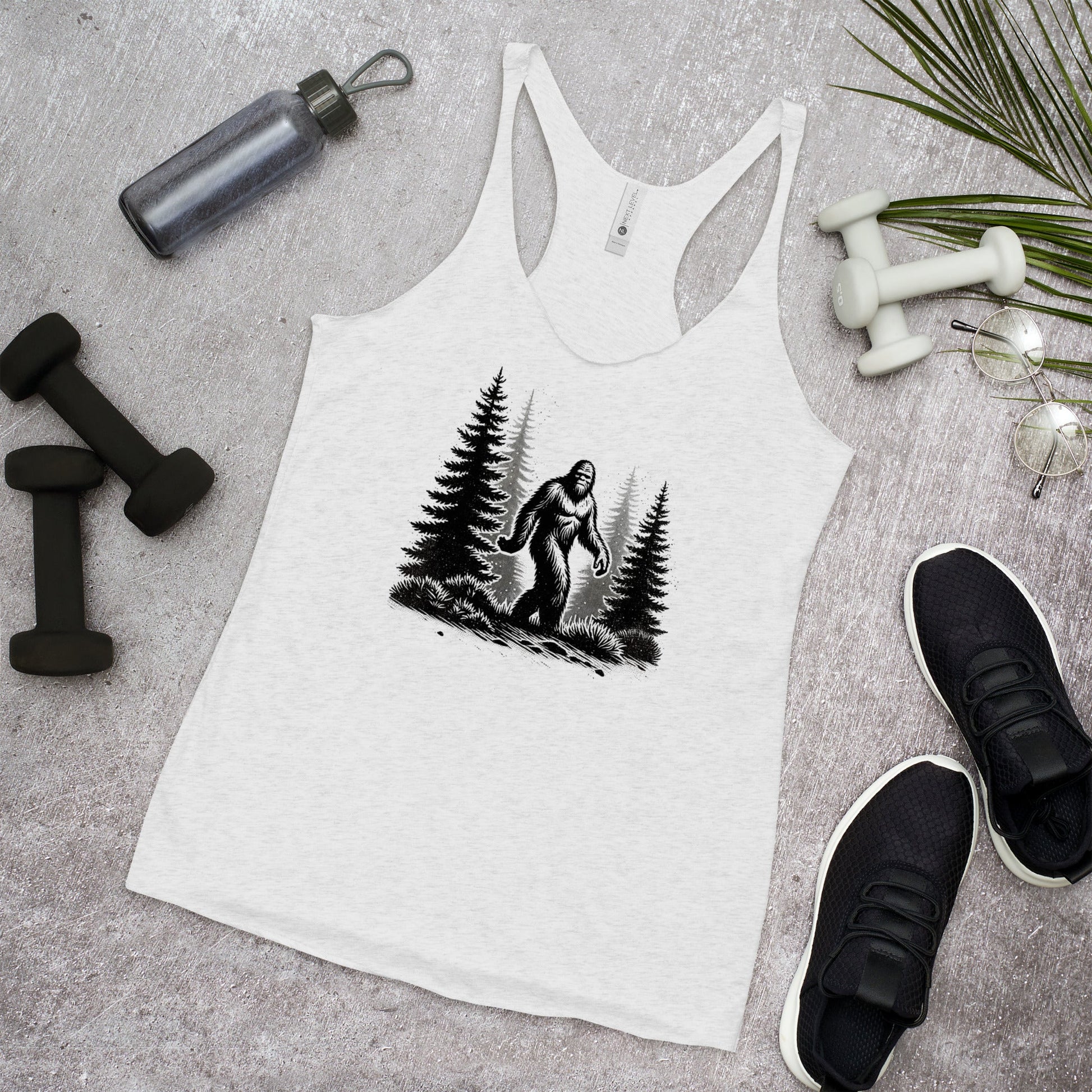Bigfoot Forest II Women's Racerback Tank - Women's Shirts - Discovery Co.