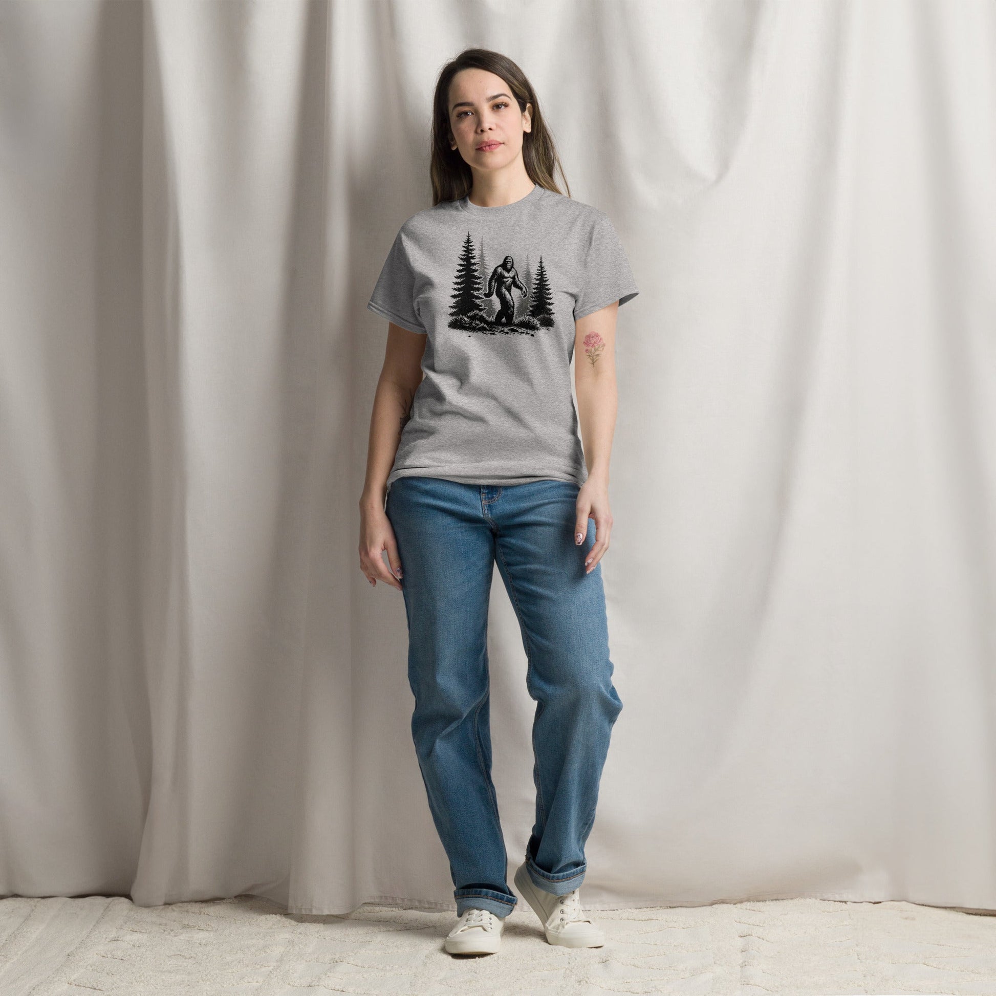 Bigfoot Forest II Women's (Unisex) Classic Tee - Women's Shirts - Discovery Co.