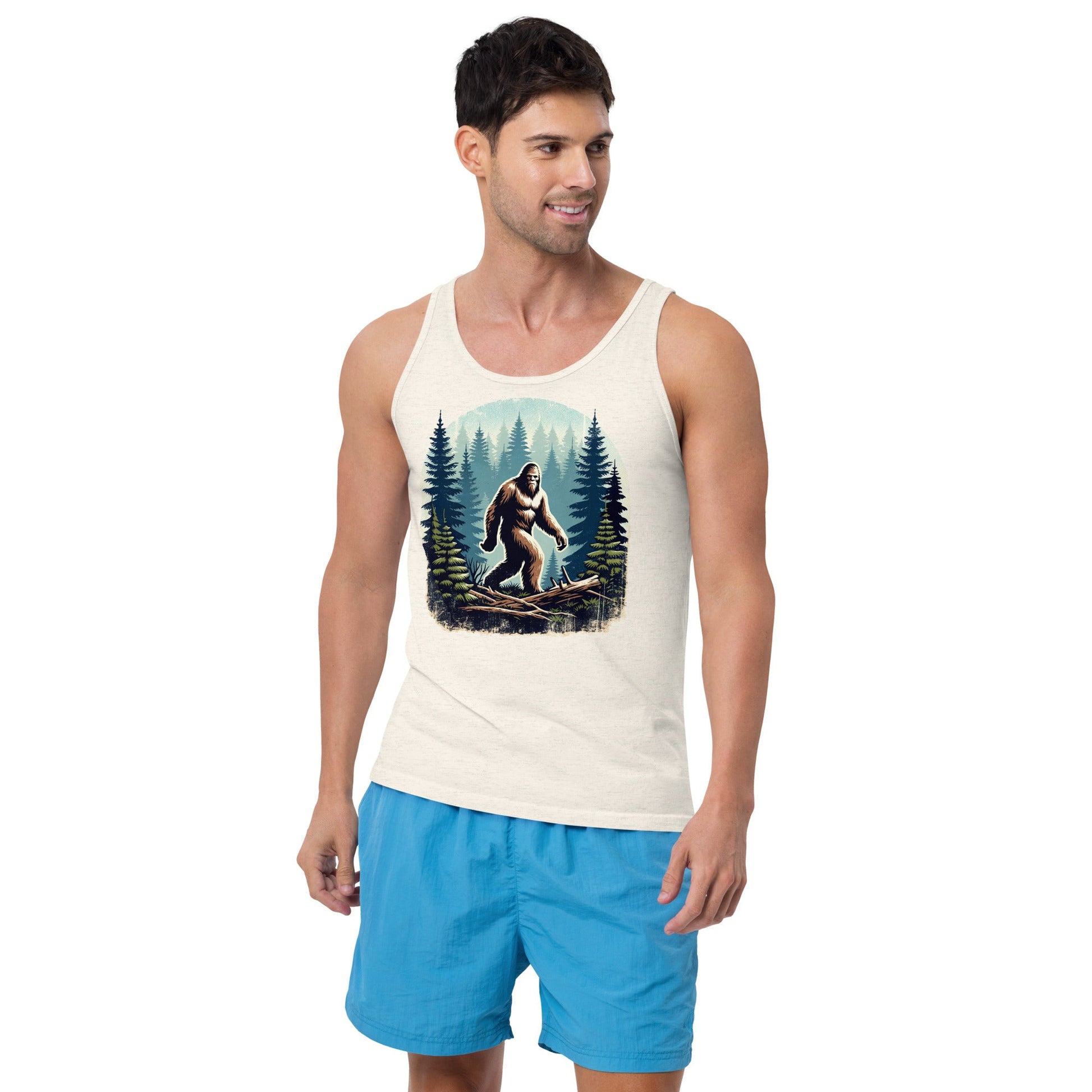 Bigfoot Forest Men's Tank Top - Men's Shirts - Discovery Co.