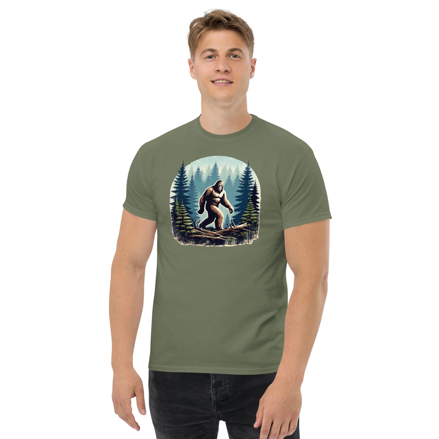 Bigfoot Forest Men's (Unisex) Classic Tee - Men's Shirts - Discovery Co.
