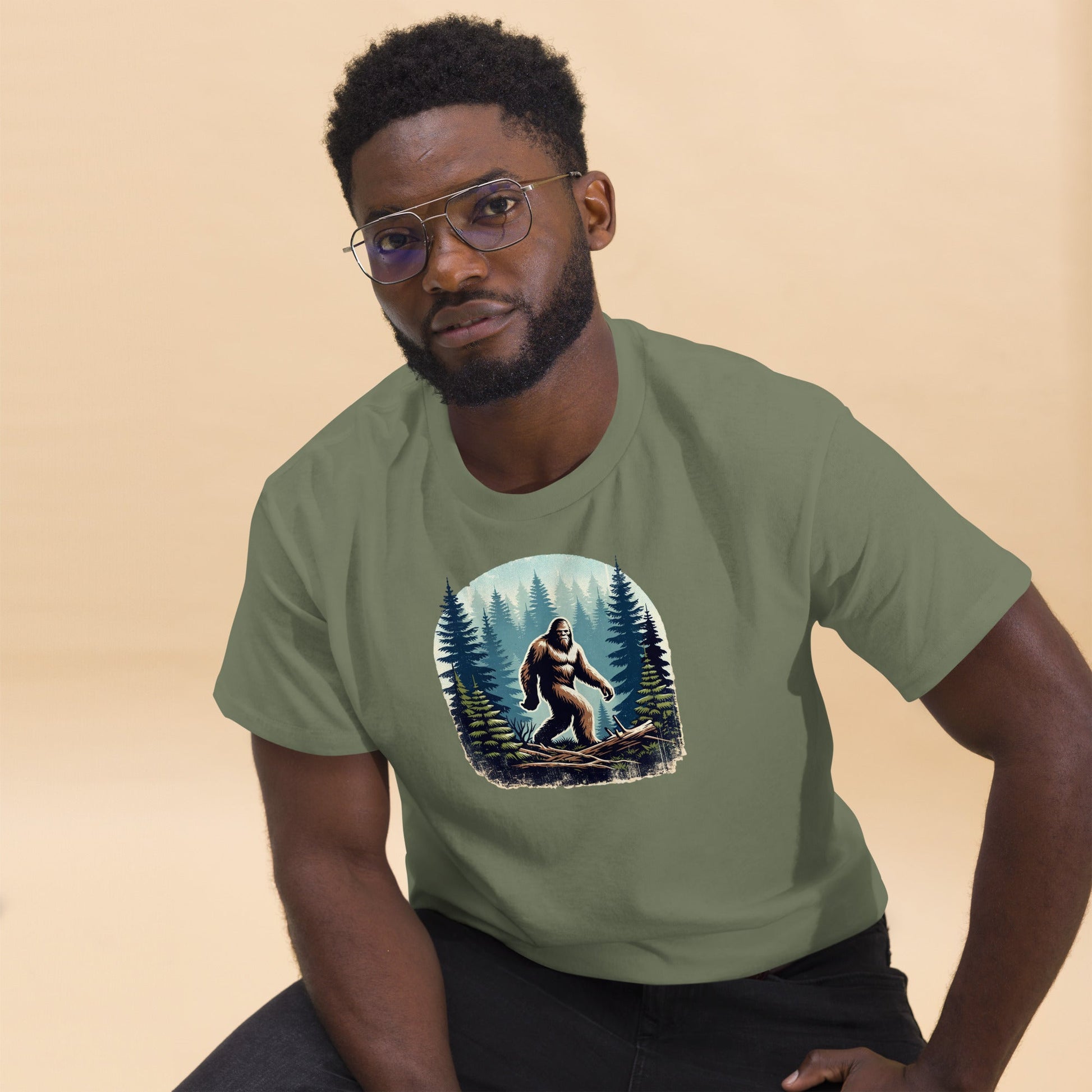 Bigfoot Forest Men's (Unisex) Classic Tee - Men's Shirts - Discovery Co.