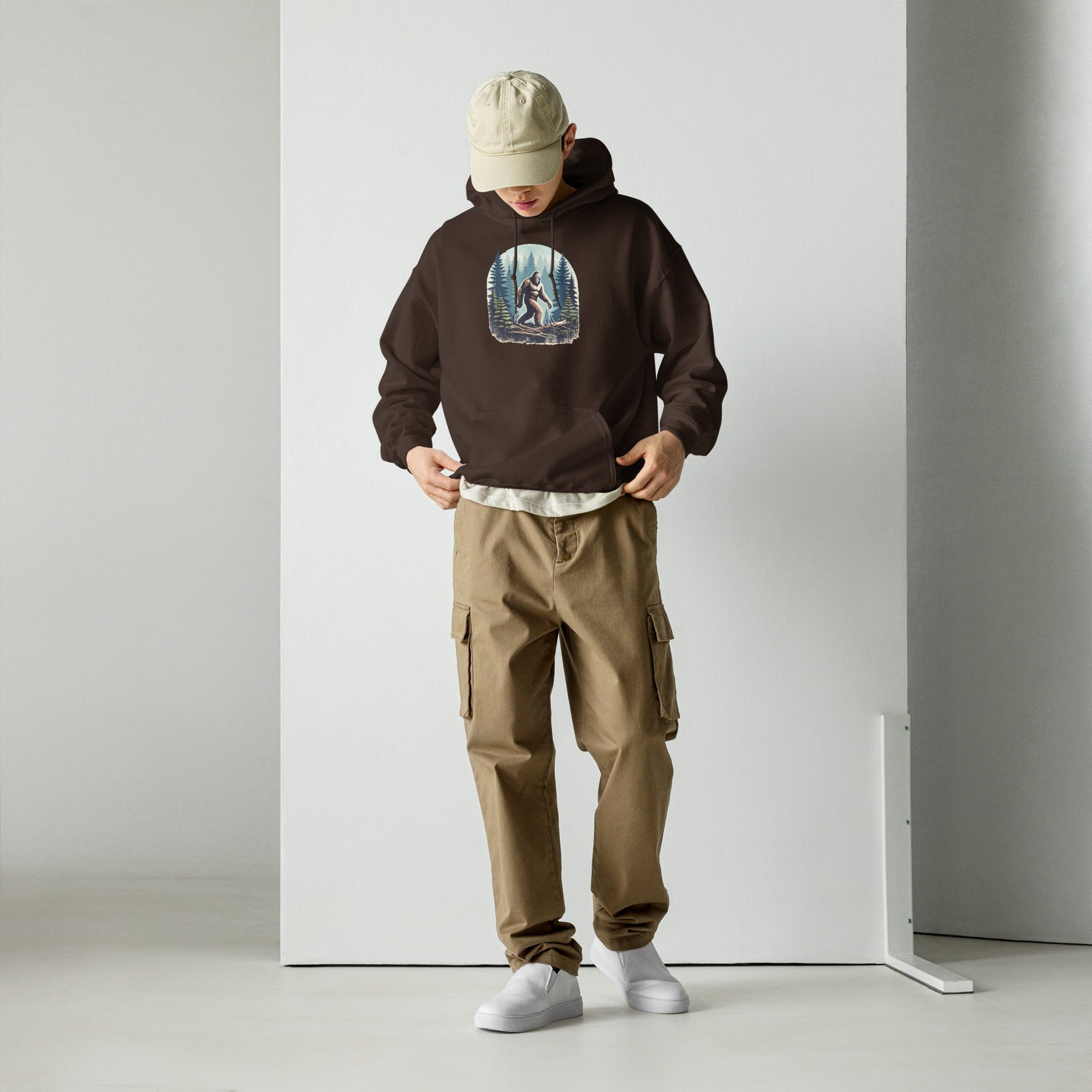 Bigfoot Forest Men's (Unisex) Hoodie - Hoodies - Discovery Co.