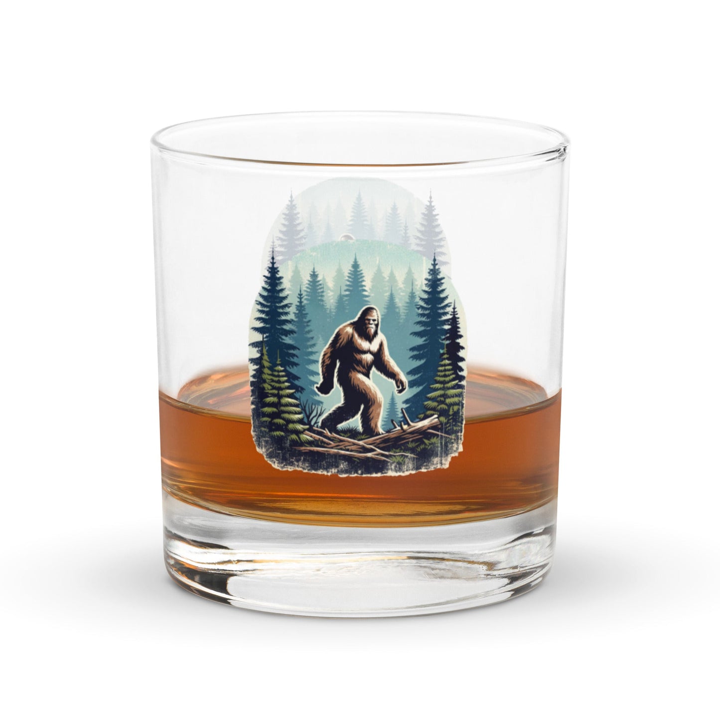 Bigfoot Forest Rocks Glass - Rocks Glass - Discovery Co.