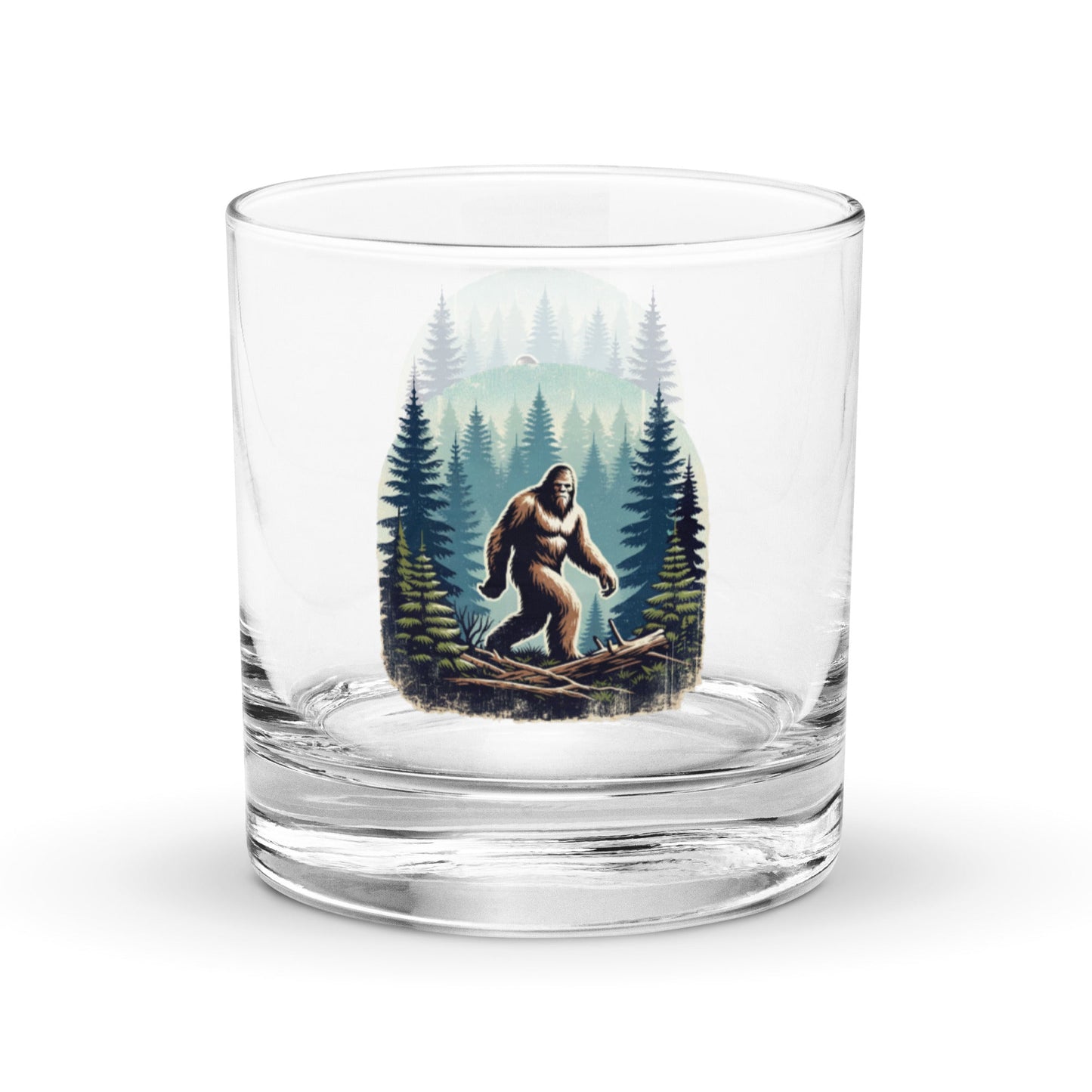 Bigfoot Forest Rocks Glass - Rocks Glass - Discovery Co.