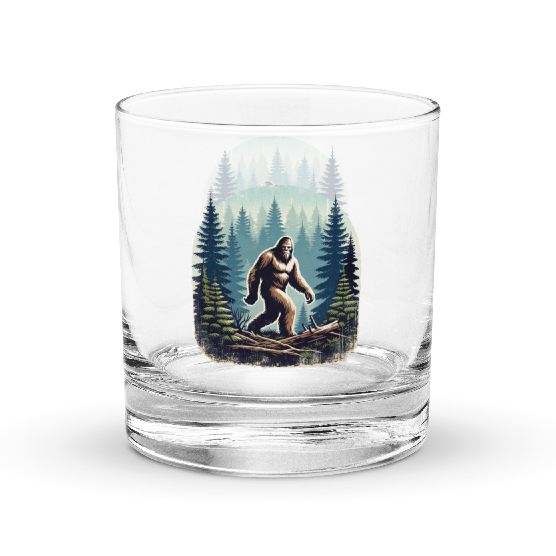 Bigfoot Forest Rocks Glass - Rocks Glass - Discovery Co.