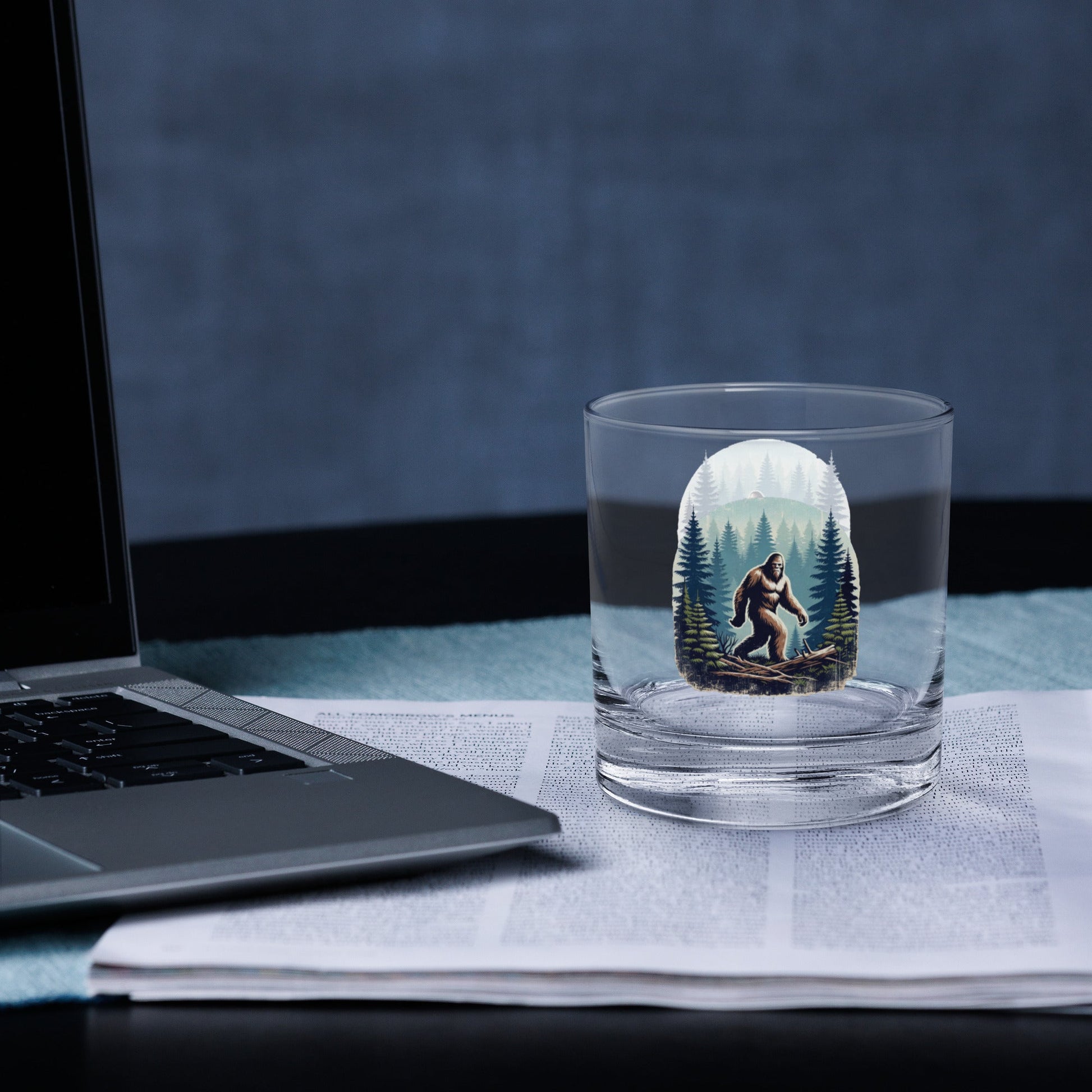 Bigfoot Forest Rocks Glass - Rocks Glass - Discovery Co.