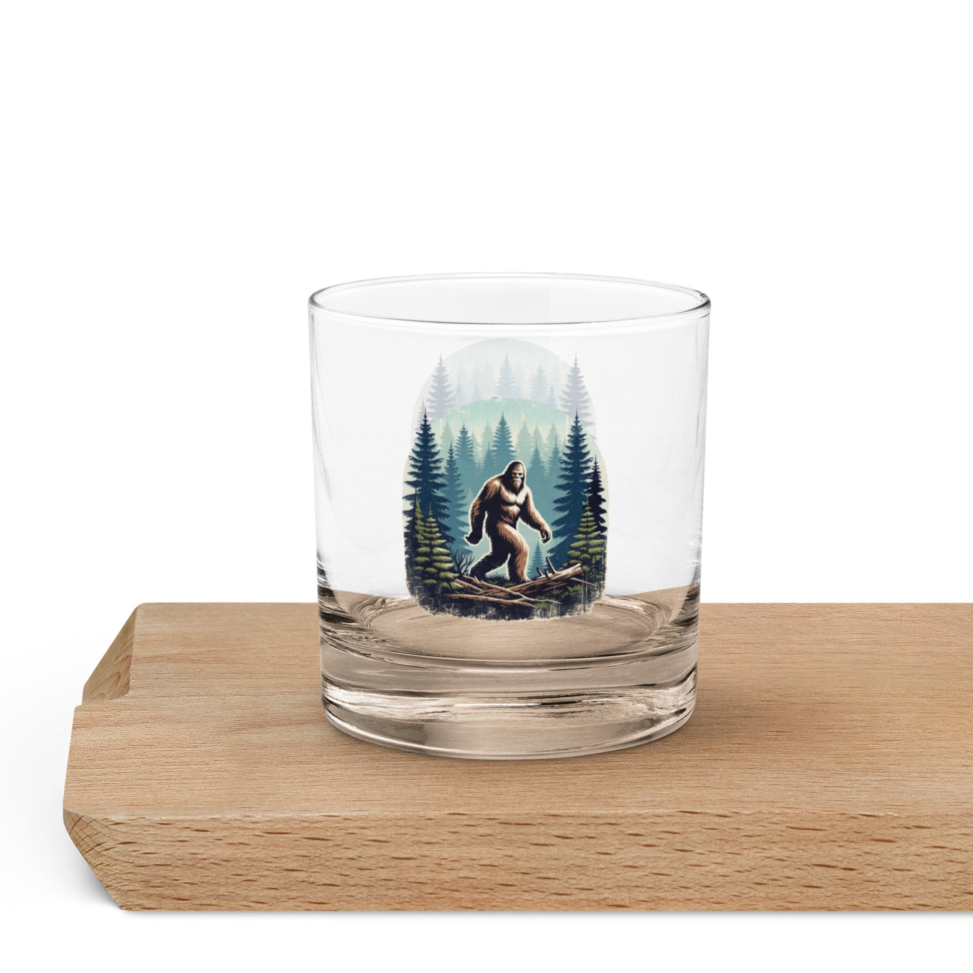 Bigfoot Forest Rocks Glass - Rocks Glass - Discovery Co.