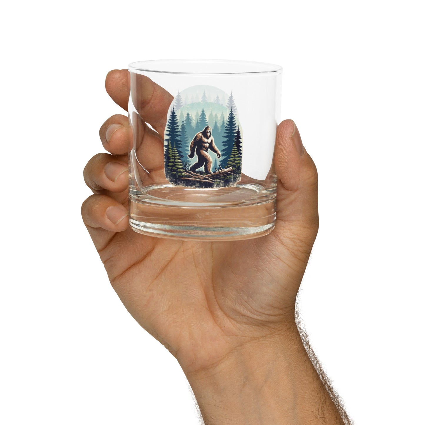 Bigfoot Forest Rocks Glass - Rocks Glass - Discovery Co.