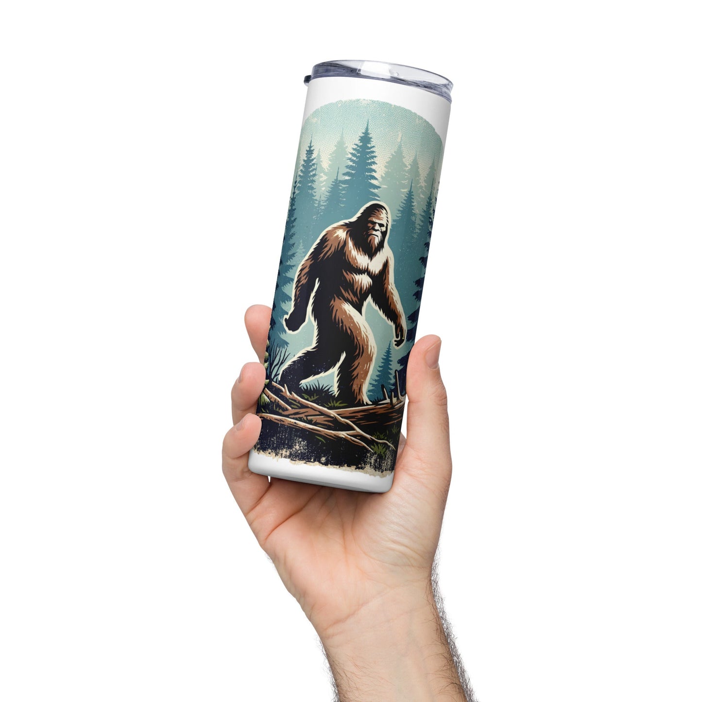 Bigfoot Forest Stainless Steel Tumbler - Steel Tumbler - Discovery Co.