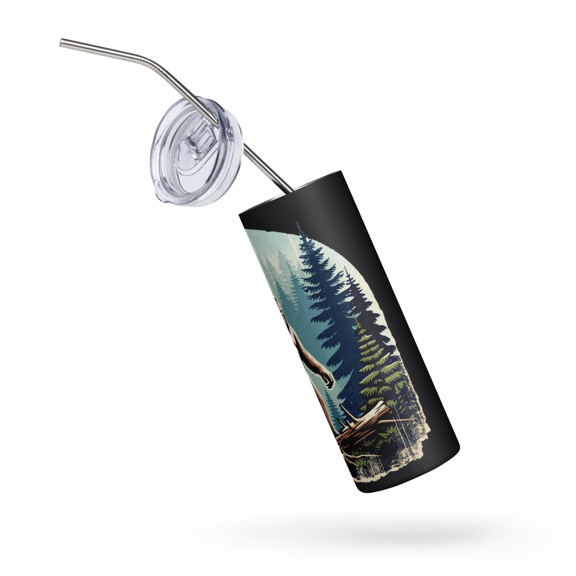 Bigfoot Forest Stainless Steel Tumbler - Steel Tumbler - Discovery Co.