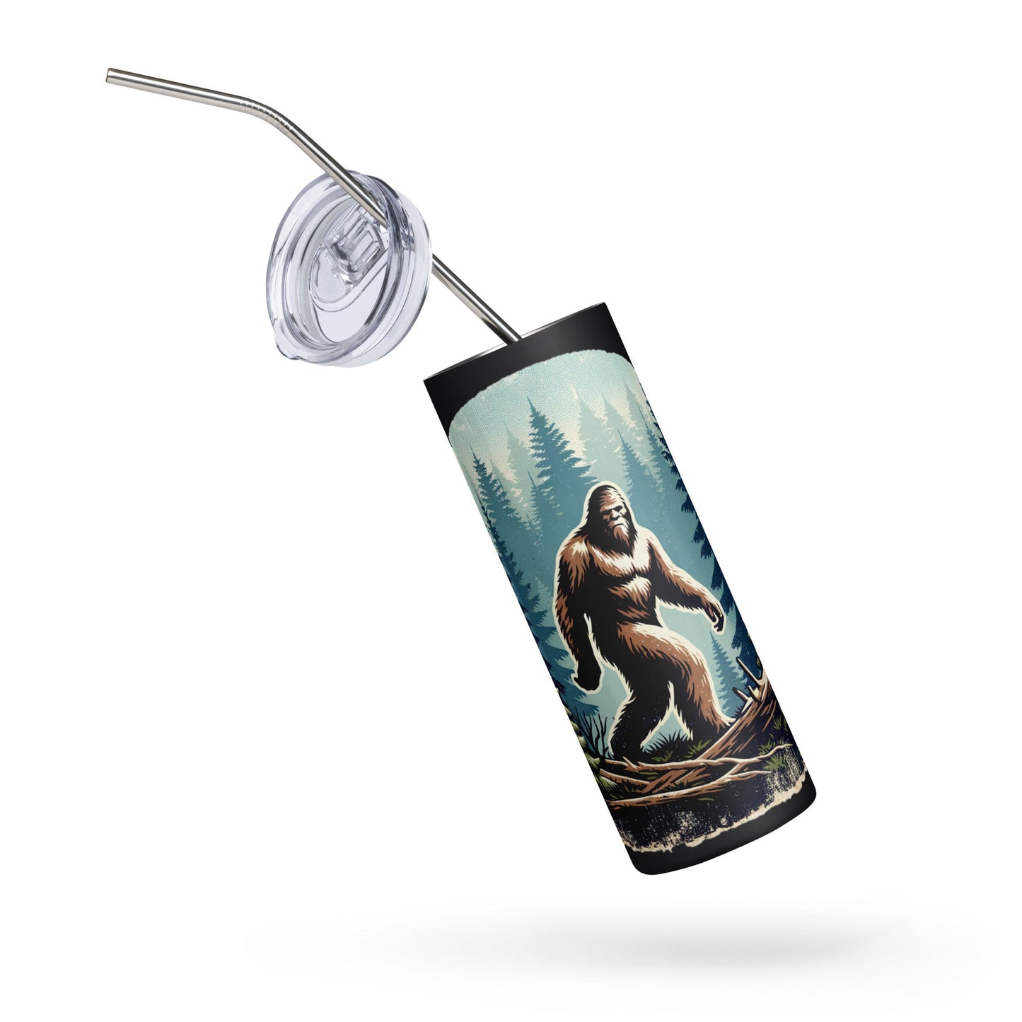 Bigfoot Forest Stainless Steel Tumbler - Steel Tumbler - Discovery Co.