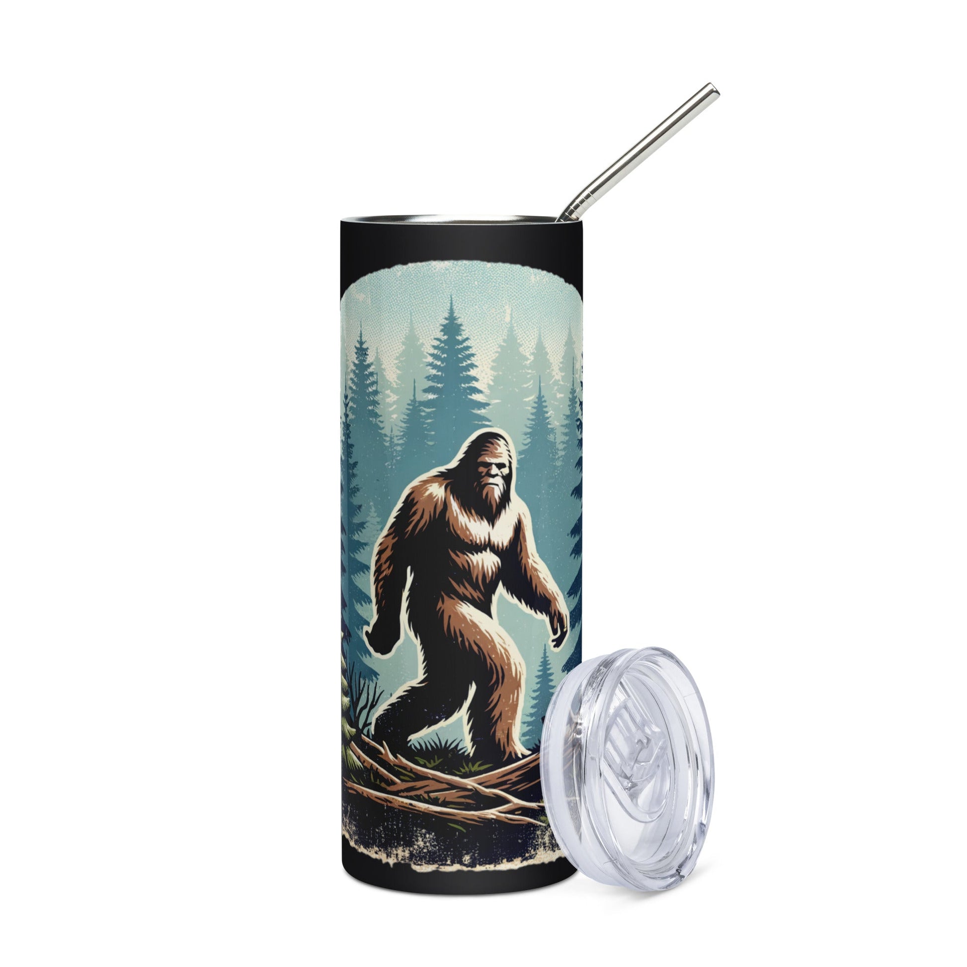 Bigfoot Forest Stainless Steel Tumbler - Steel Tumbler - Discovery Co.