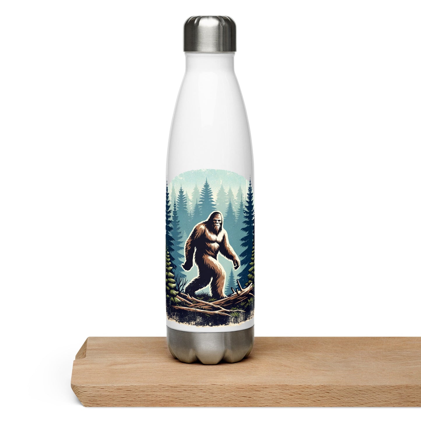 Bigfoot Forest Stainless Steel Water Bottle - Stainless Steel Water Bottle - Discovery Co.