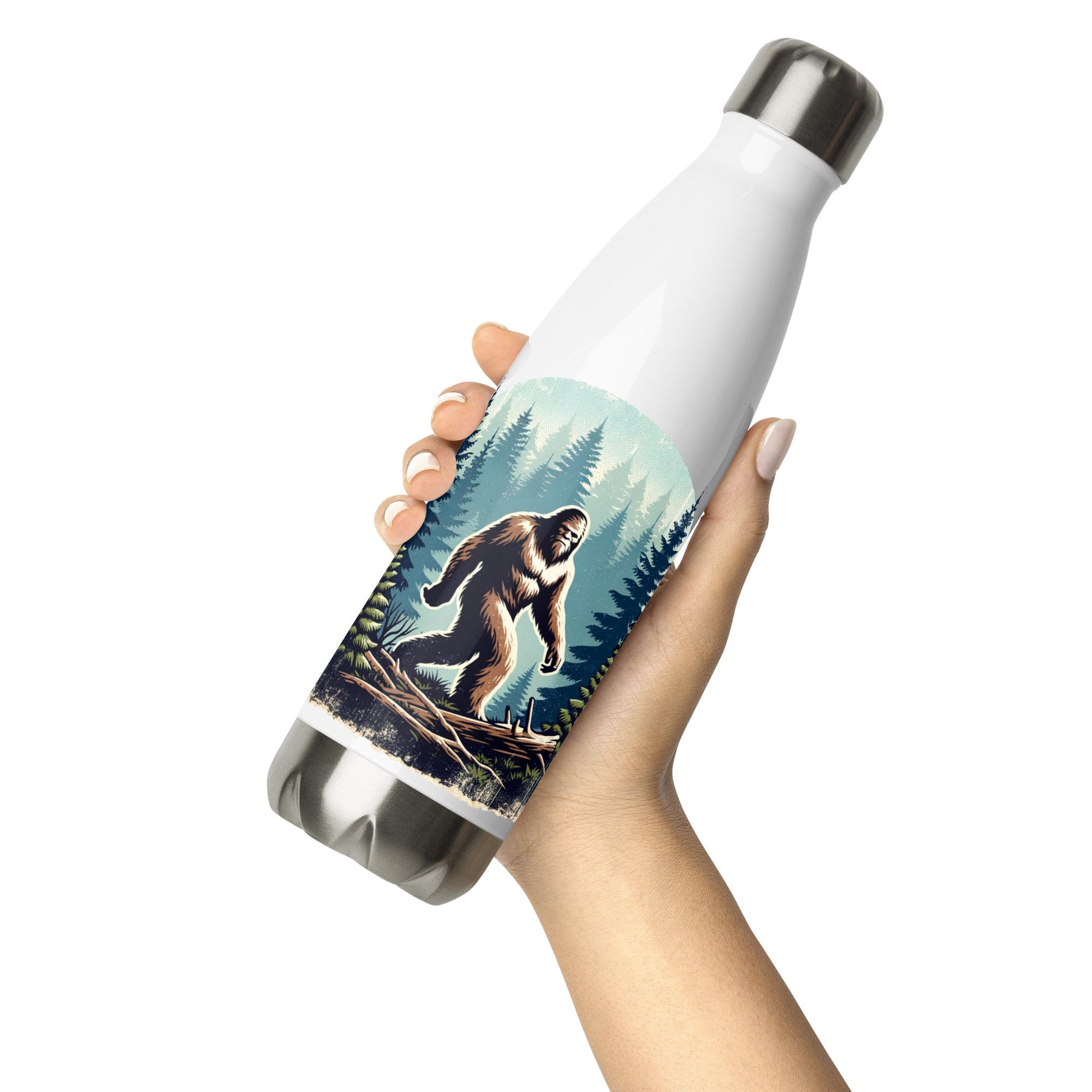 Bigfoot Forest Stainless Steel Water Bottle - Stainless Steel Water Bottle - Discovery Co.