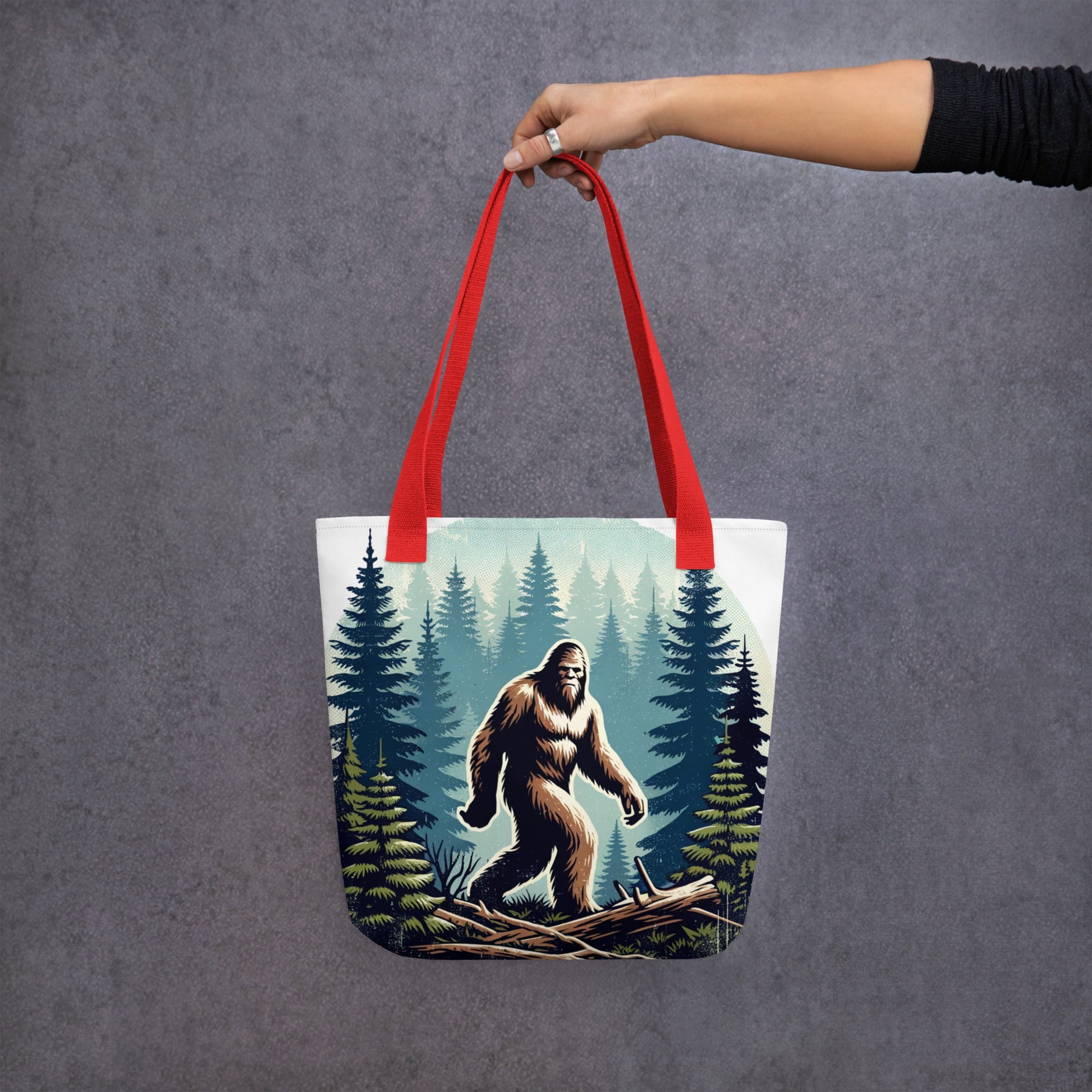Bigfoot Forest Tote Bag - Tote Bags - Discovery Co.
