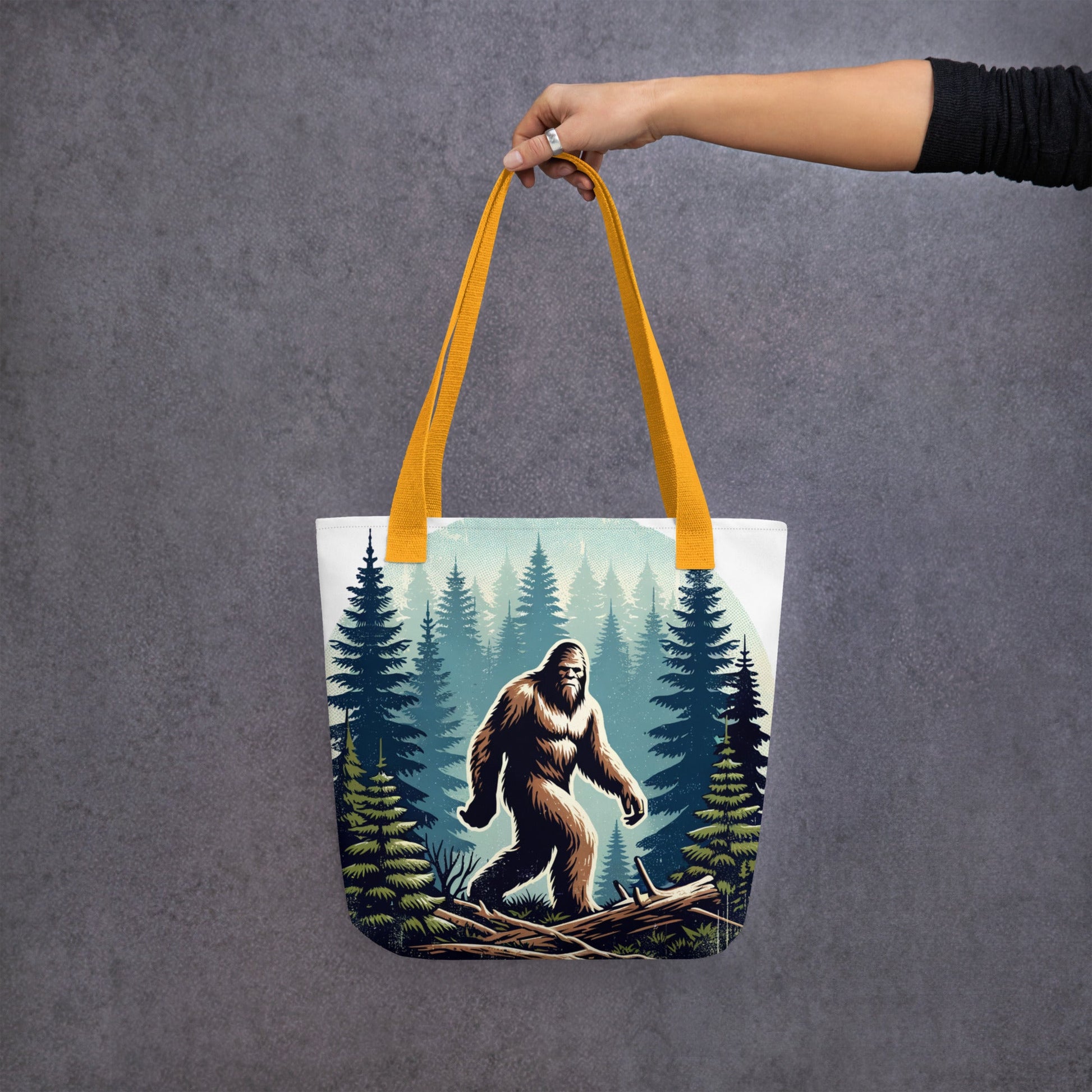 Bigfoot Forest Tote Bag - Tote Bags - Discovery Co.