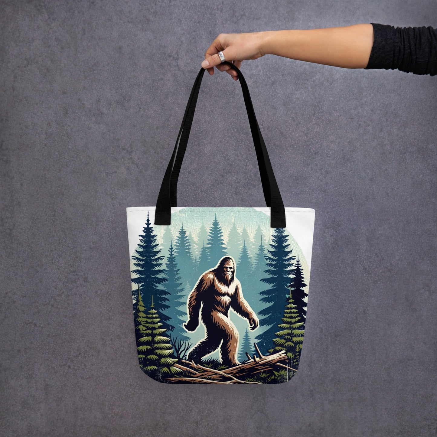 Bigfoot Forest Tote Bag - Tote Bags - Discovery Co.