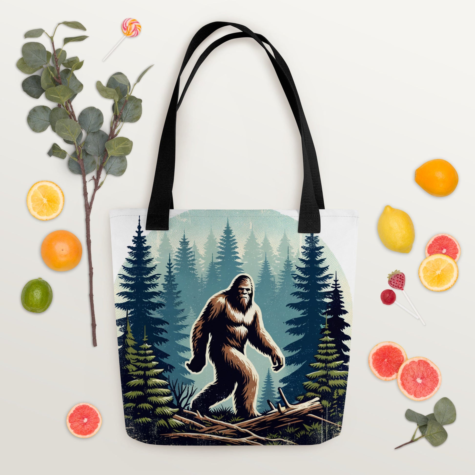 Bigfoot Forest Tote Bag - Tote Bags - Discovery Co.