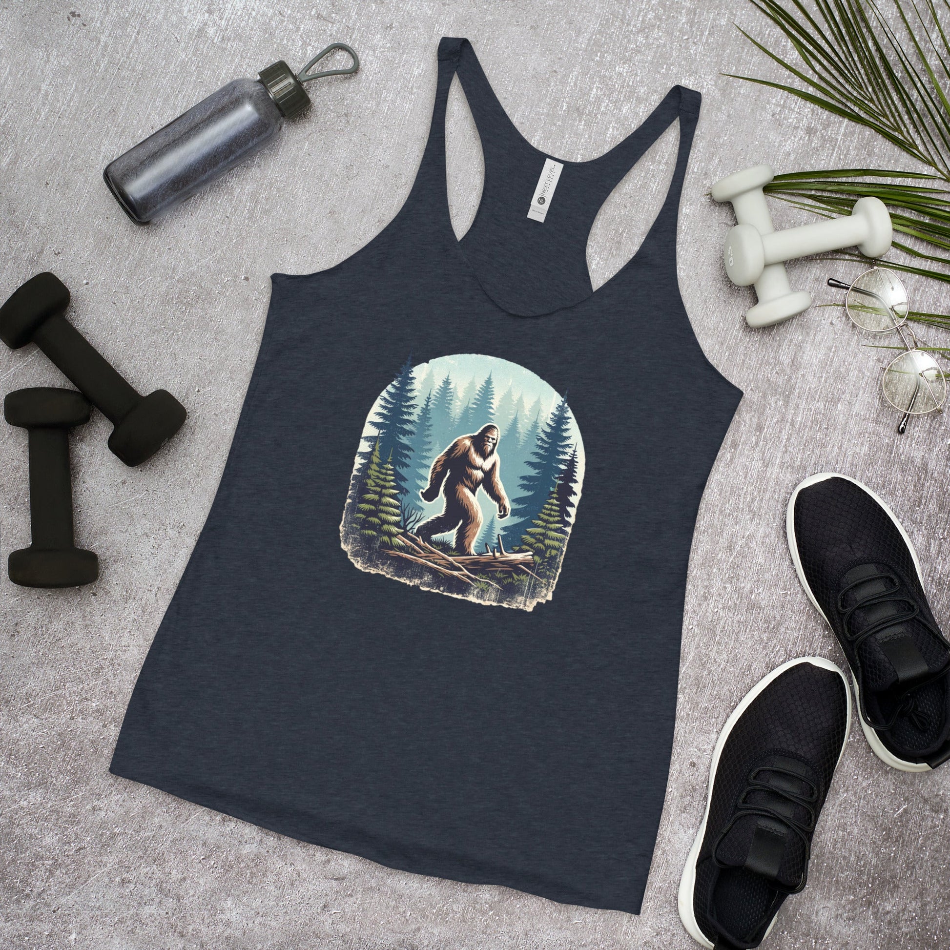Bigfoot Forest Women's Racerback Tank - Women's Shirts - Discovery Co.