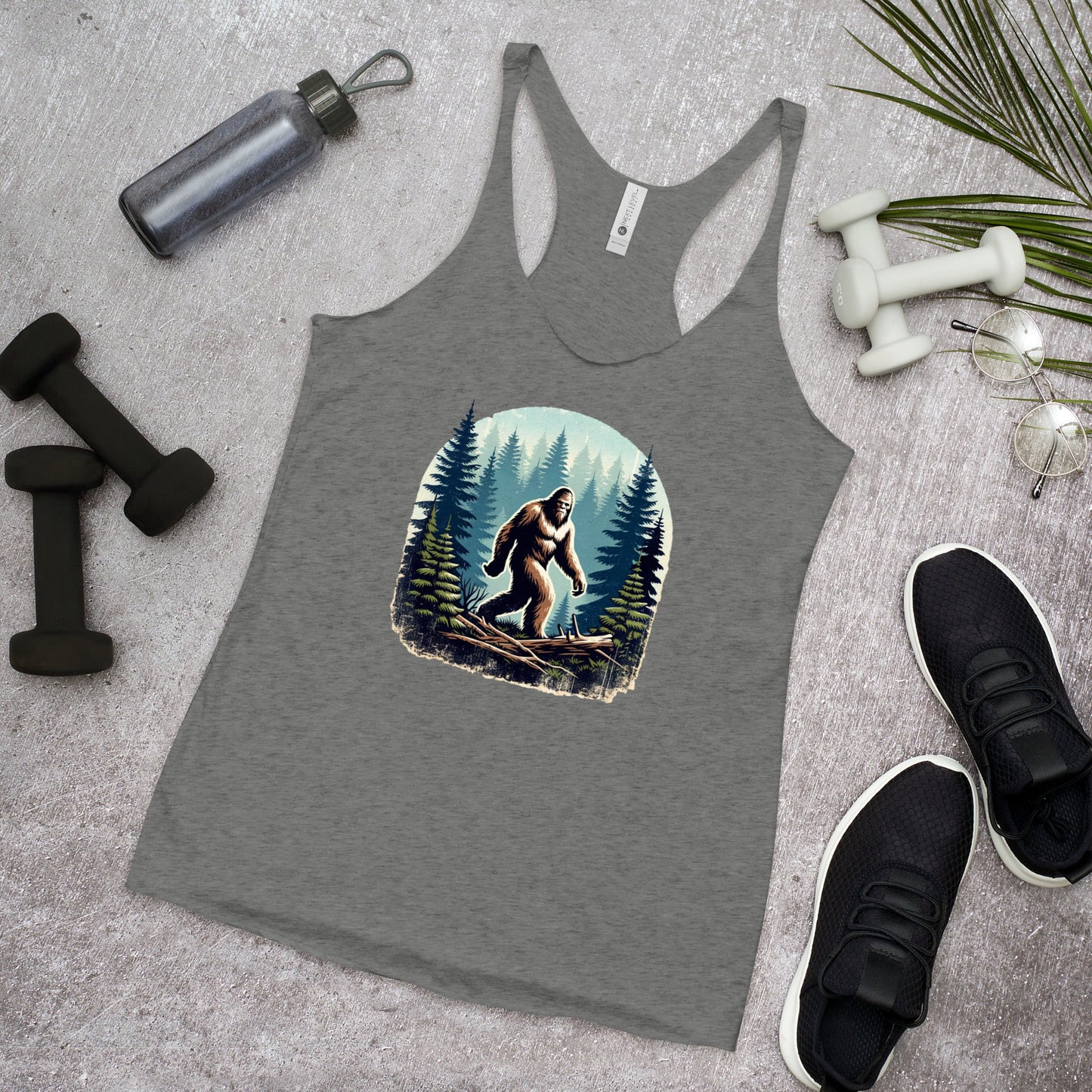 Bigfoot Forest Women's Racerback Tank - Women's Shirts - Discovery Co.