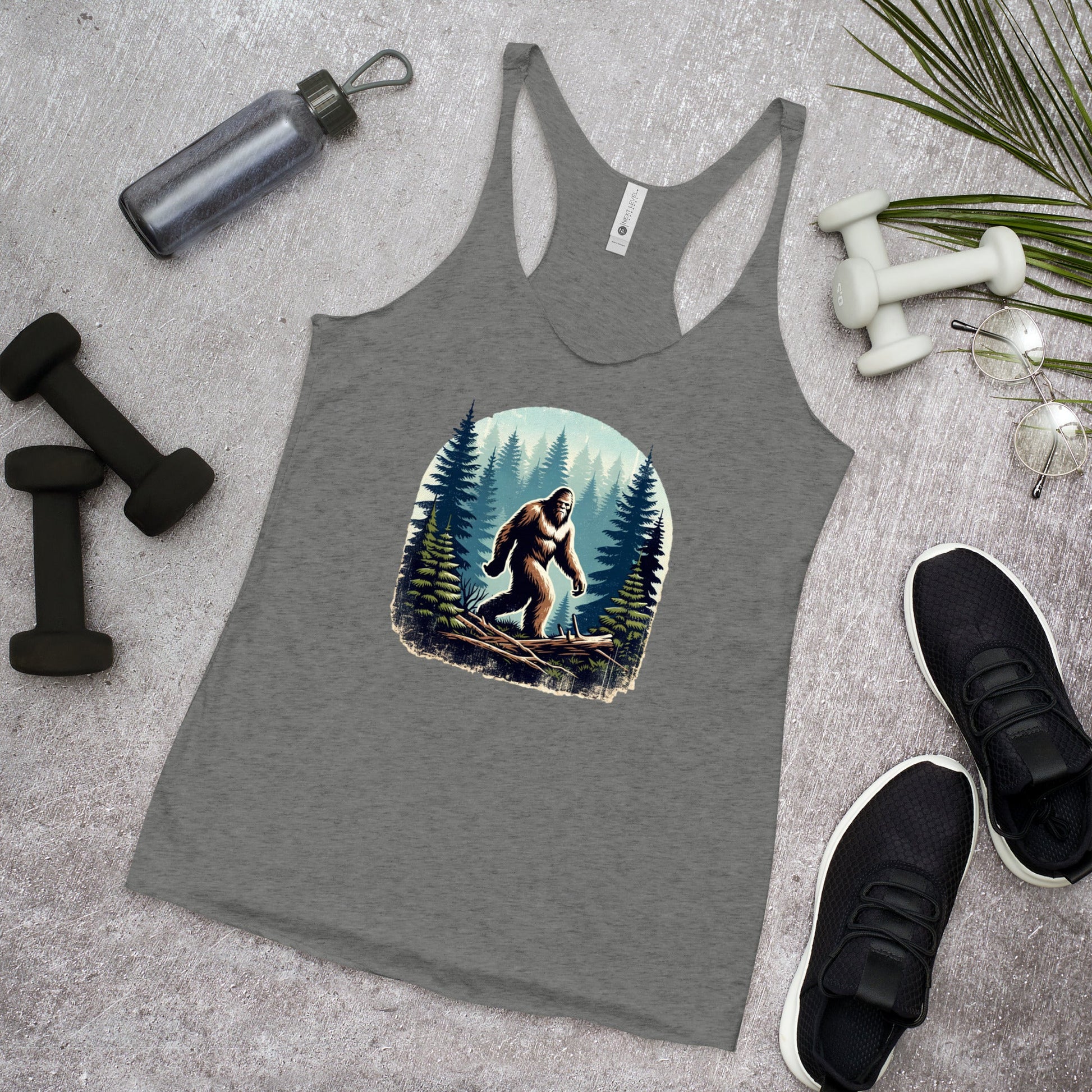 Bigfoot Forest Women's Racerback Tank - Women's Shirts - Discovery Co.