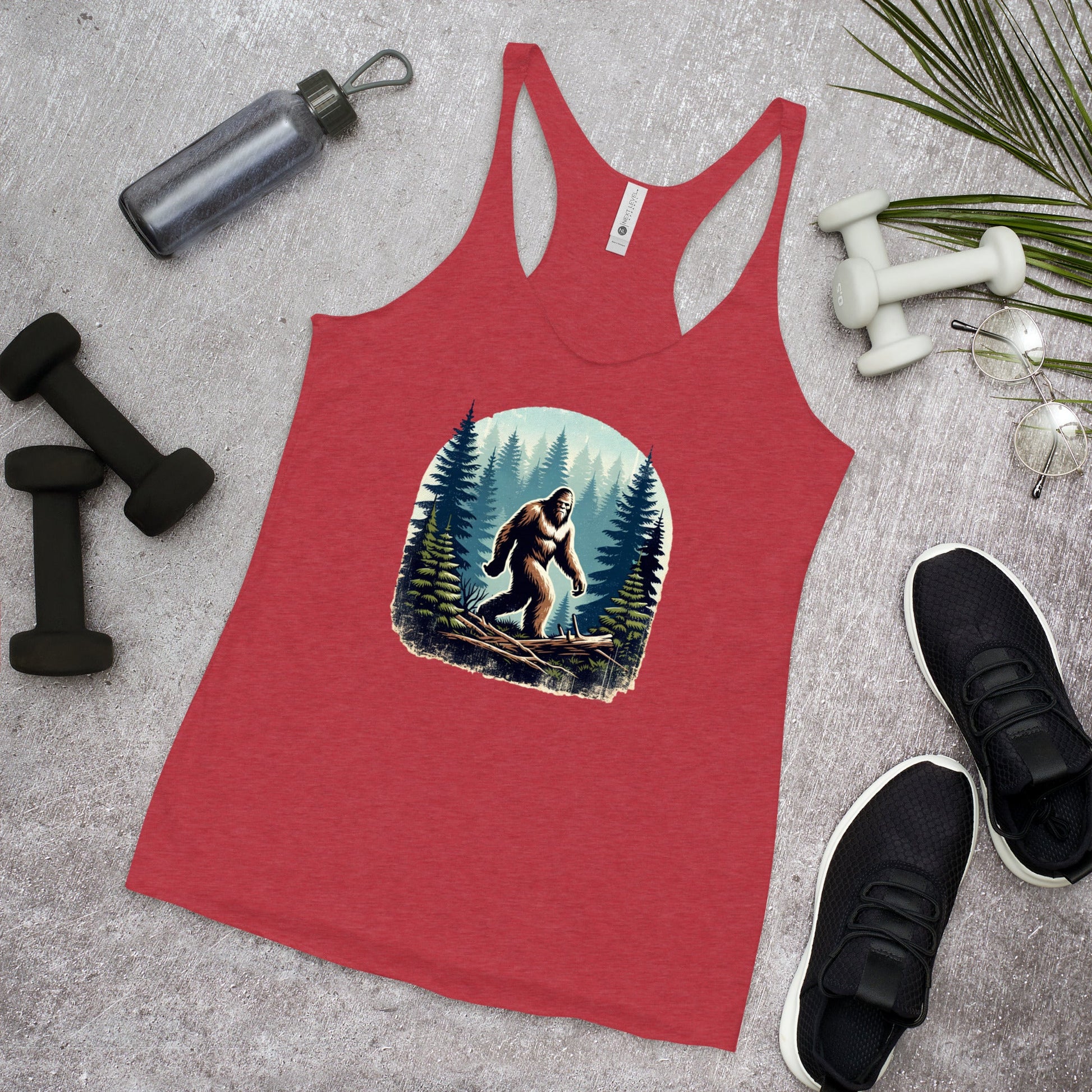 Bigfoot Forest Women's Racerback Tank - Women's Shirts - Discovery Co.