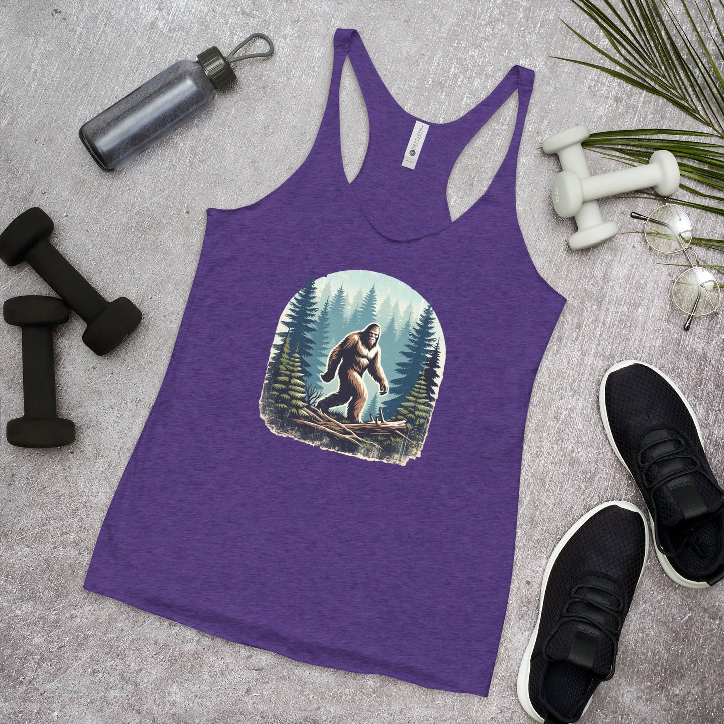 Bigfoot Forest Women's Racerback Tank - Women's Shirts - Discovery Co.