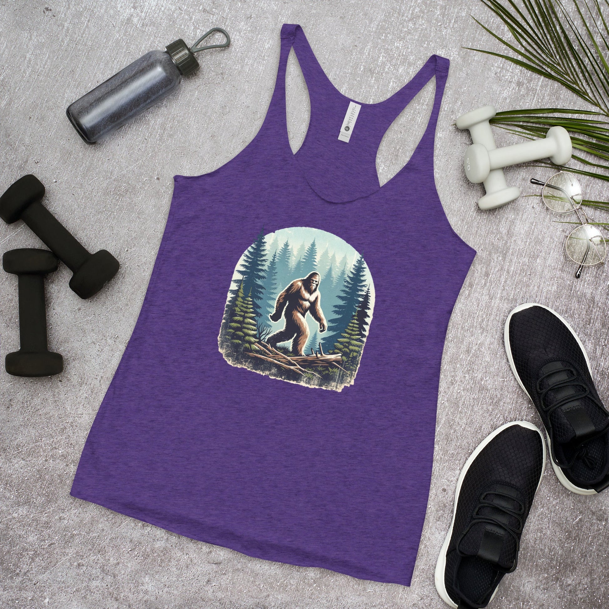 Bigfoot Forest Women's Racerback Tank - Women's Shirts - Discovery Co.