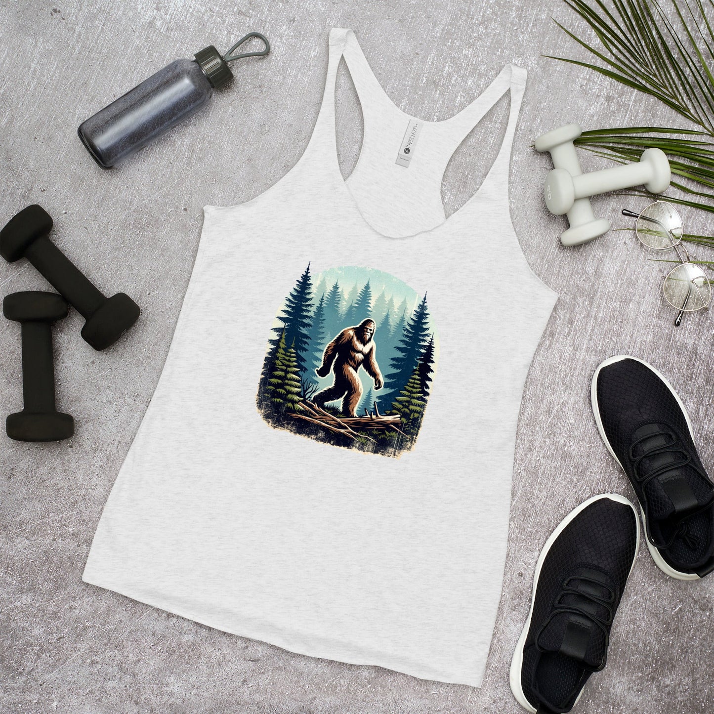Bigfoot Forest Women's Racerback Tank - Women's Shirts - Discovery Co.