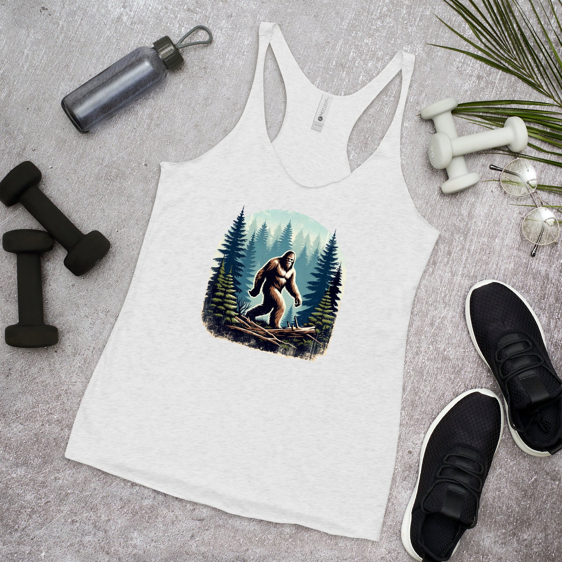 Bigfoot Forest Women's Racerback Tank - Women's Shirts - Discovery Co.