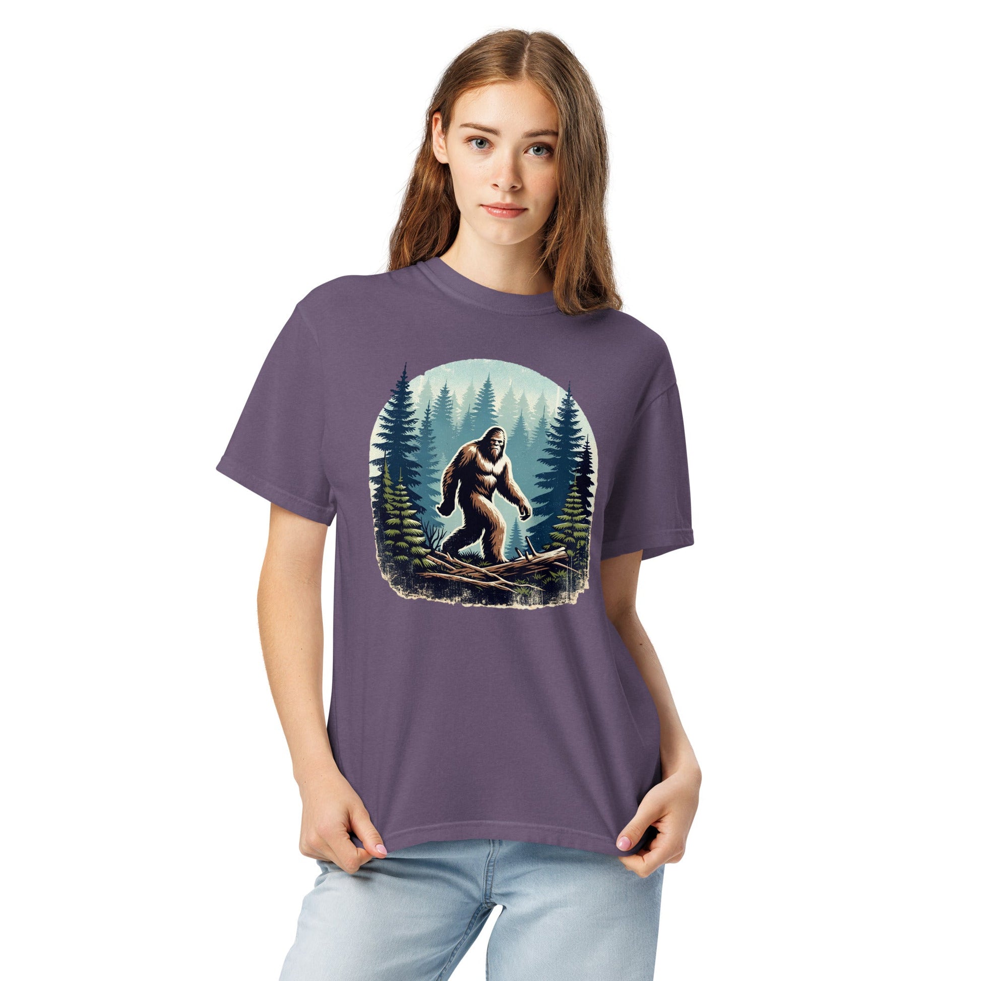 Bigfoot Forest Women's (Unisex) Premium Tee - Women's Shirts - Discovery Co.