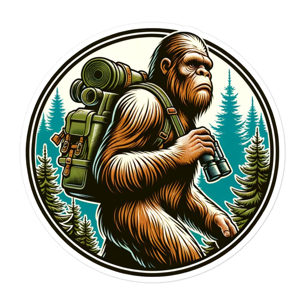 Bigfoot Hiking Bubble - Free Stickers - Stickers - Discovery Co.