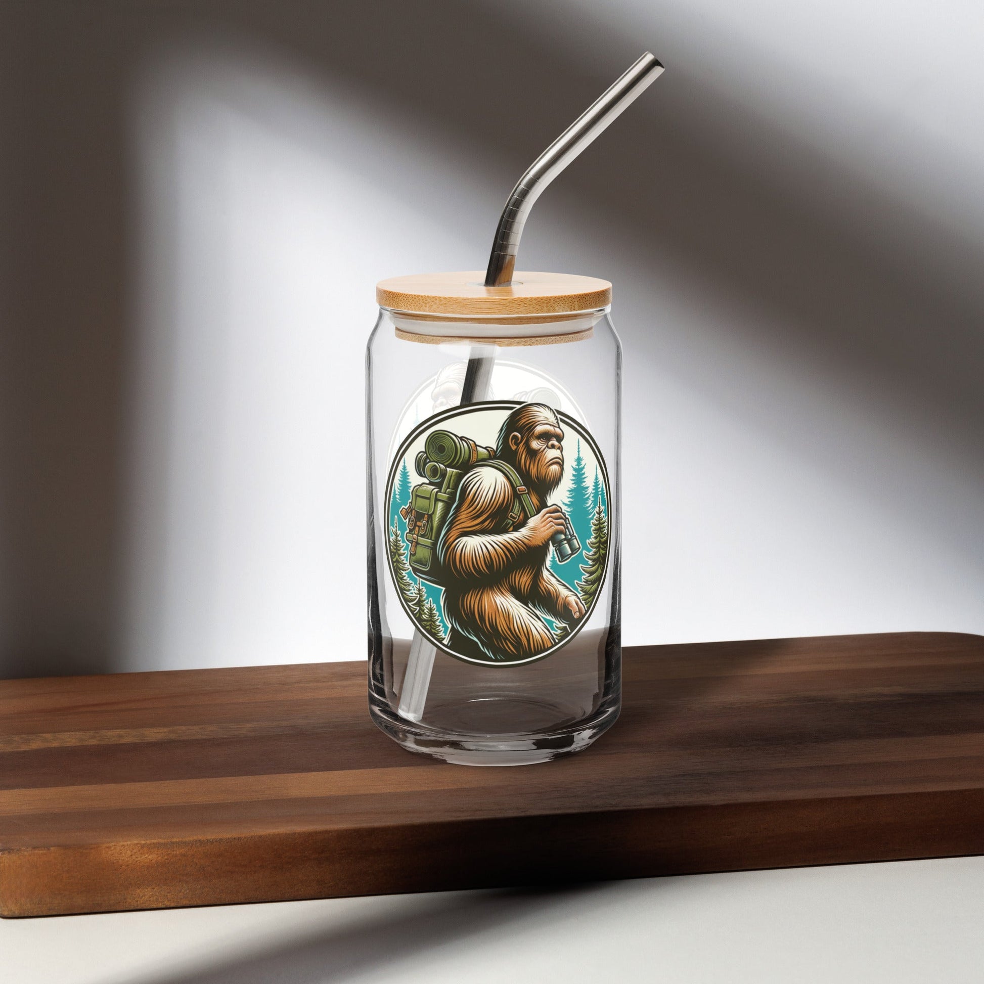 Bigfoot Hiking Can - Shaped Glass - Can - Shaped Glass - Discovery Co.