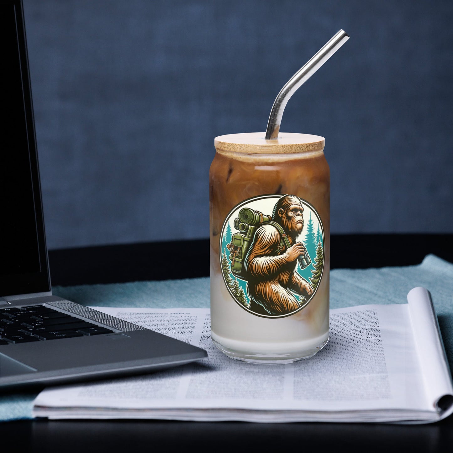 Bigfoot Hiking Can - Shaped Glass - Can - Shaped Glass - Discovery Co.