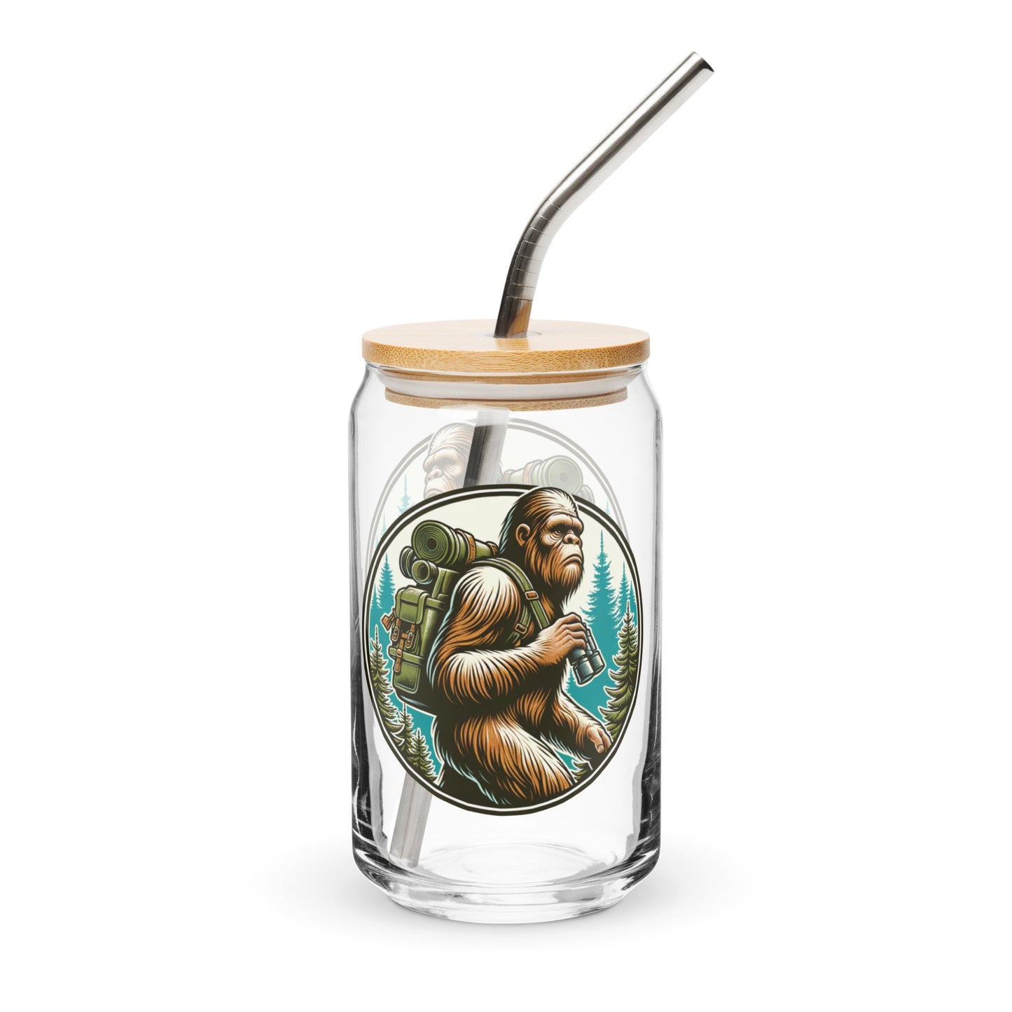 Bigfoot Hiking Can - Shaped Glass - Can - Shaped Glass - Discovery Co.