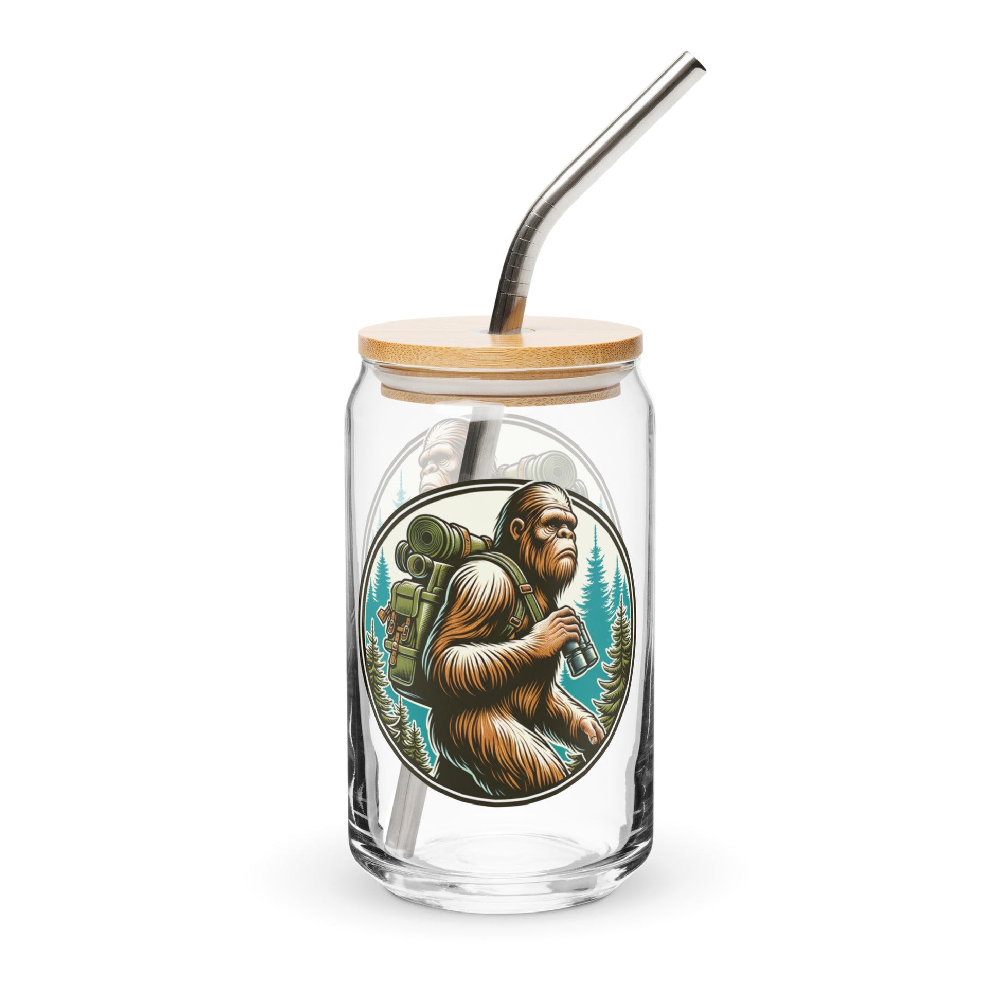 Bigfoot Hiking Can - Shaped Glass - Can - Shaped Glass - Discovery Co.