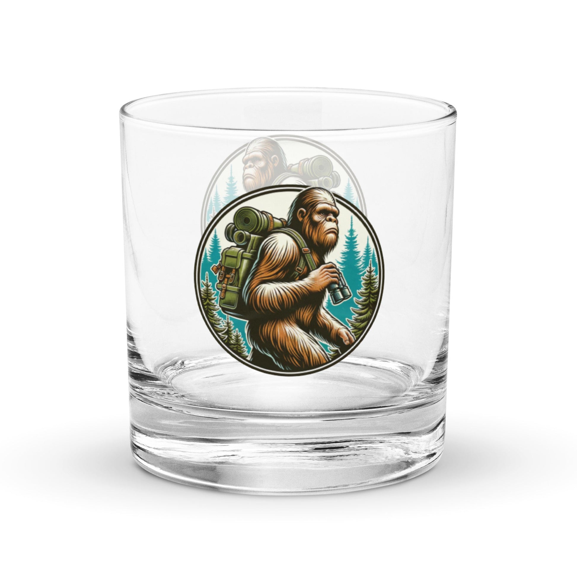 Bigfoot Hiking Rocks Glass - Rocks Glass - Discovery Co.