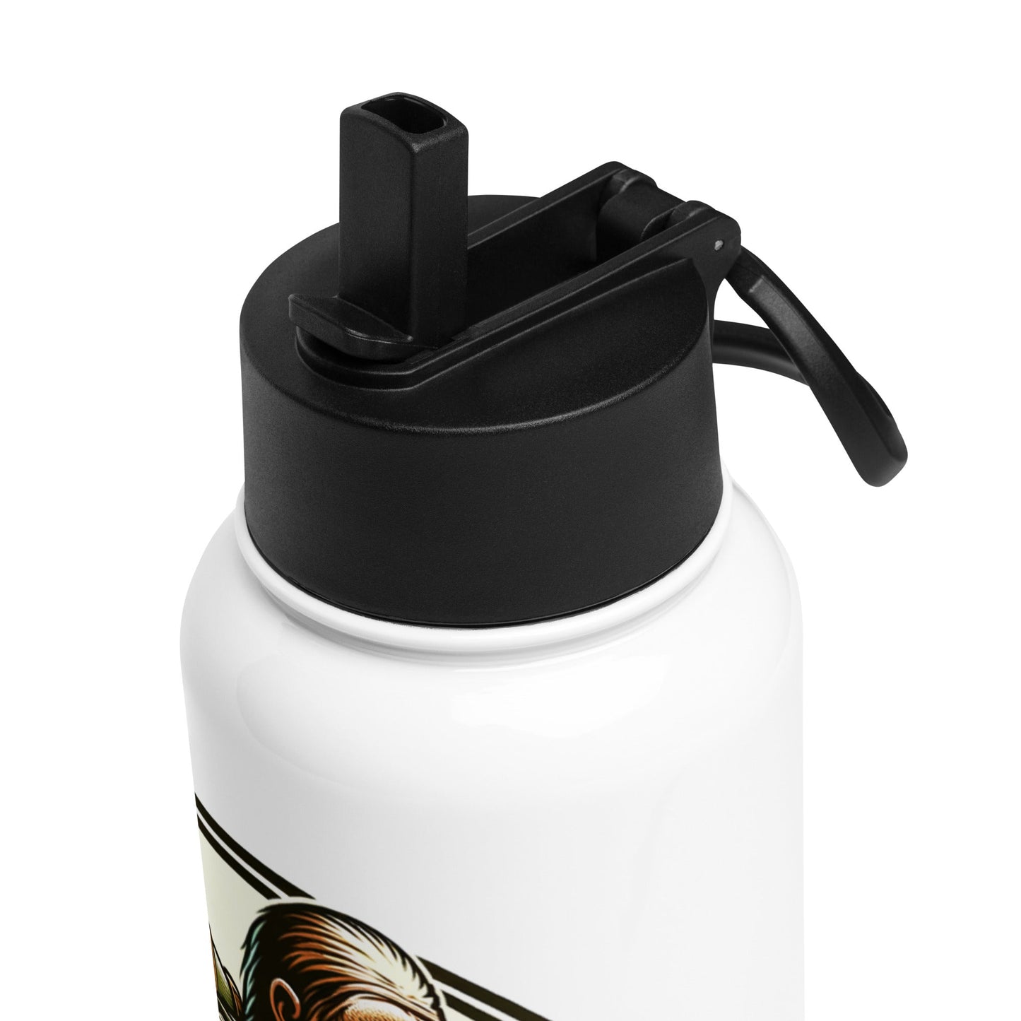 Bigfoot Hiking Stainless Steel Water Bottle With Straw Lid - Stainless Steel Water Bottle With Straw Lid - Discovery Co.