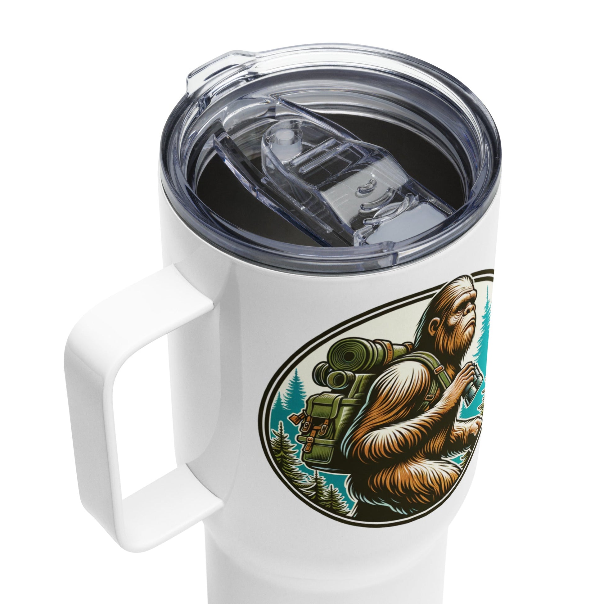 Bigfoot Hiking Travel Mug With Handle (25 oz and 40 oz) - Travel Mug - Discovery Co.