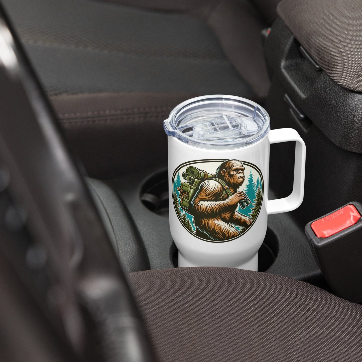 Bigfoot Hiking Travel Mug With Handle (25 oz and 40 oz) - Travel Mug - Discovery Co.