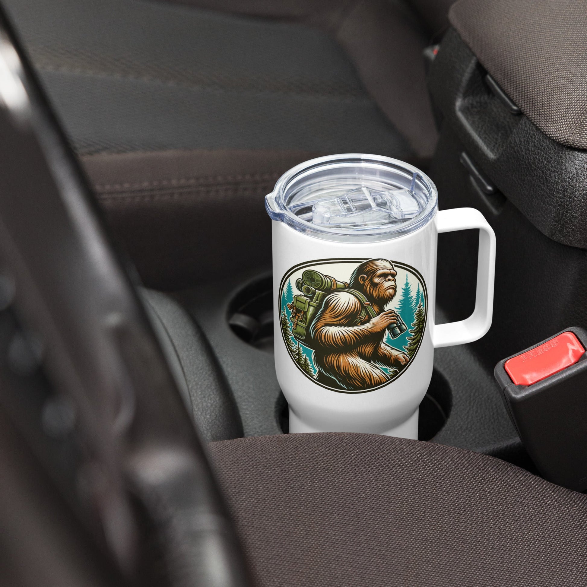 Bigfoot Hiking Travel Mug With Handle (25 oz and 40 oz) - Travel Mug - Discovery Co.