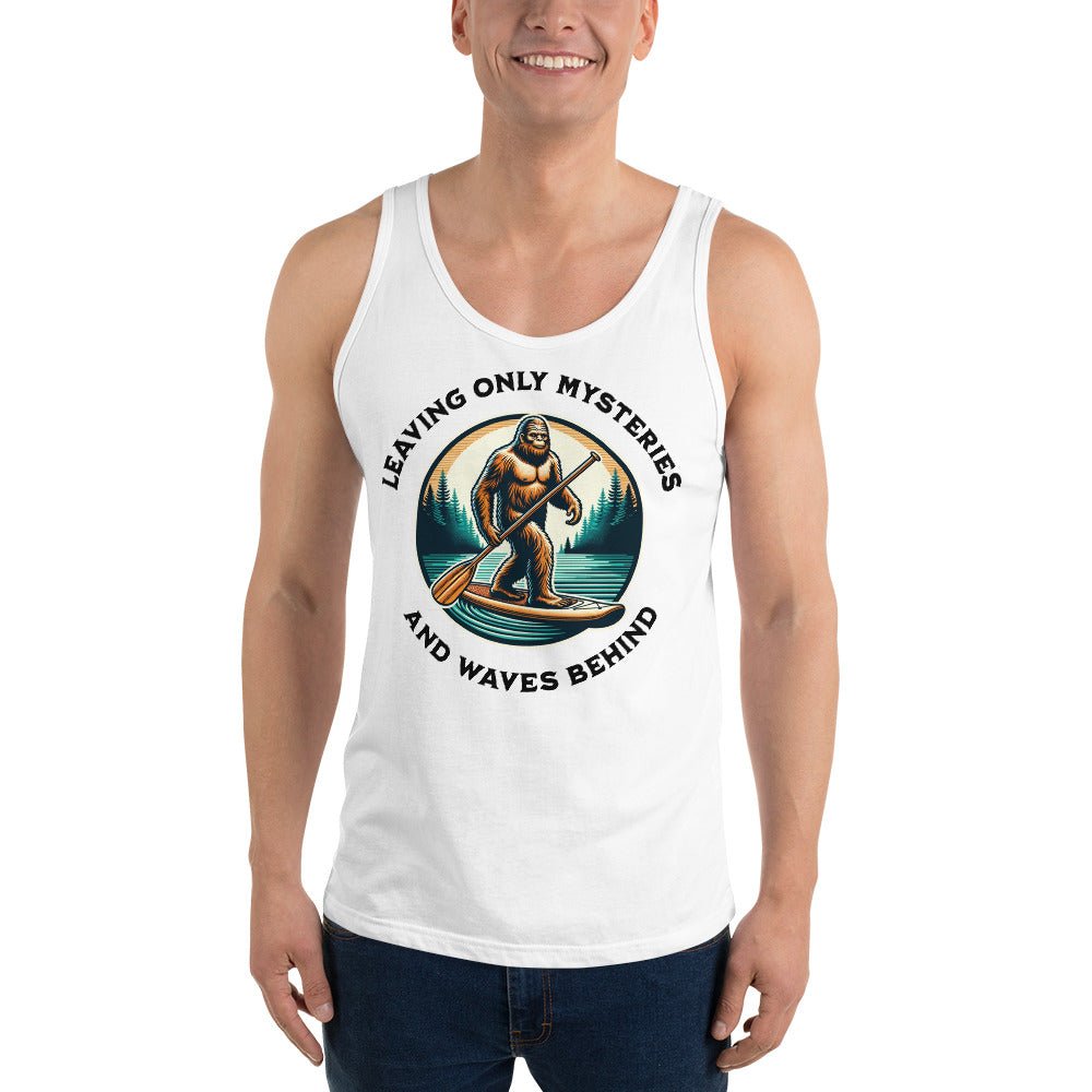 Bigfoot Paddle Boarding Men's Tank Top - Men's Shirts - Discovery Co.