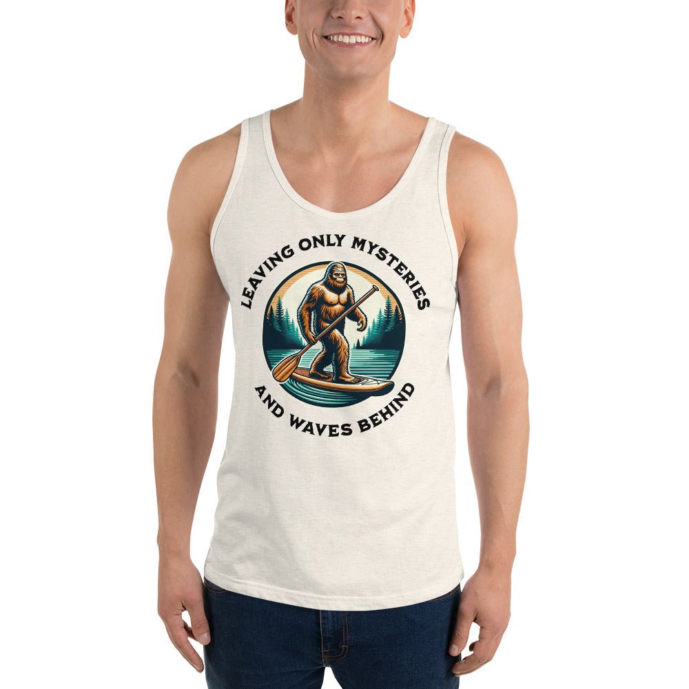 Bigfoot Paddle Boarding Men's Tank Top - Men's Shirts - Discovery Co.