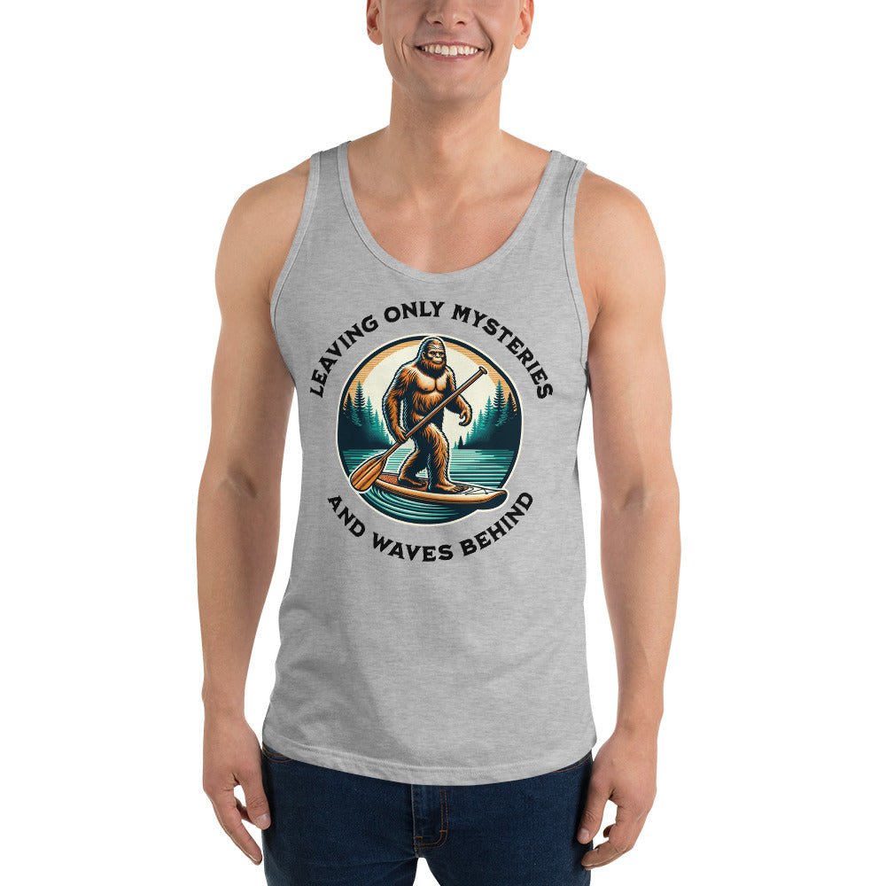 Bigfoot Paddle Boarding Men's Tank Top - Men's Shirts - Discovery Co.