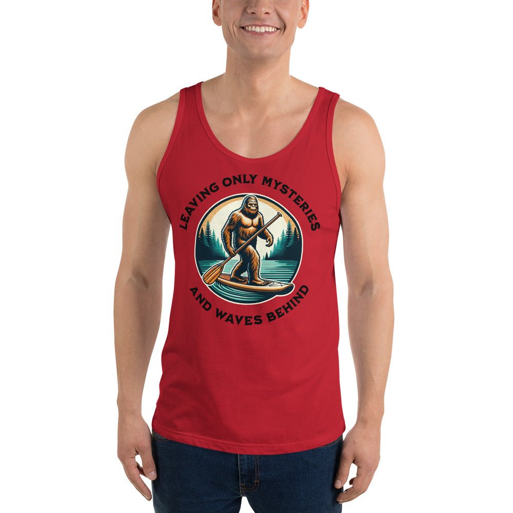 Bigfoot Paddle Boarding Men's Tank Top - Men's Shirts - Discovery Co.