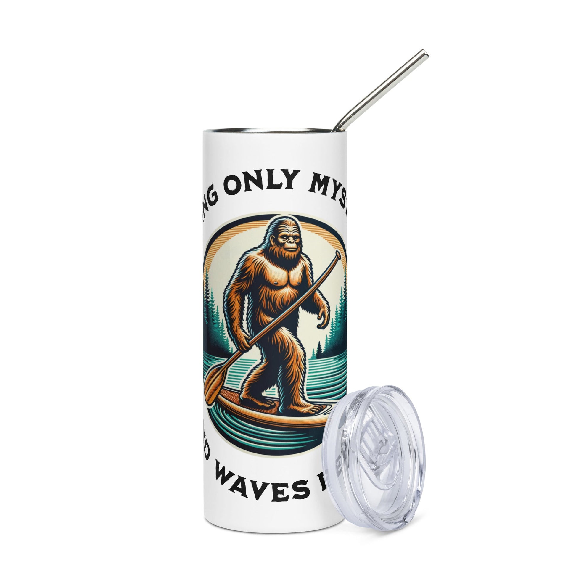 Bigfoot Paddle Boarding Stainless Steel Tumbler - Steel Tumbler - Discovery Co.